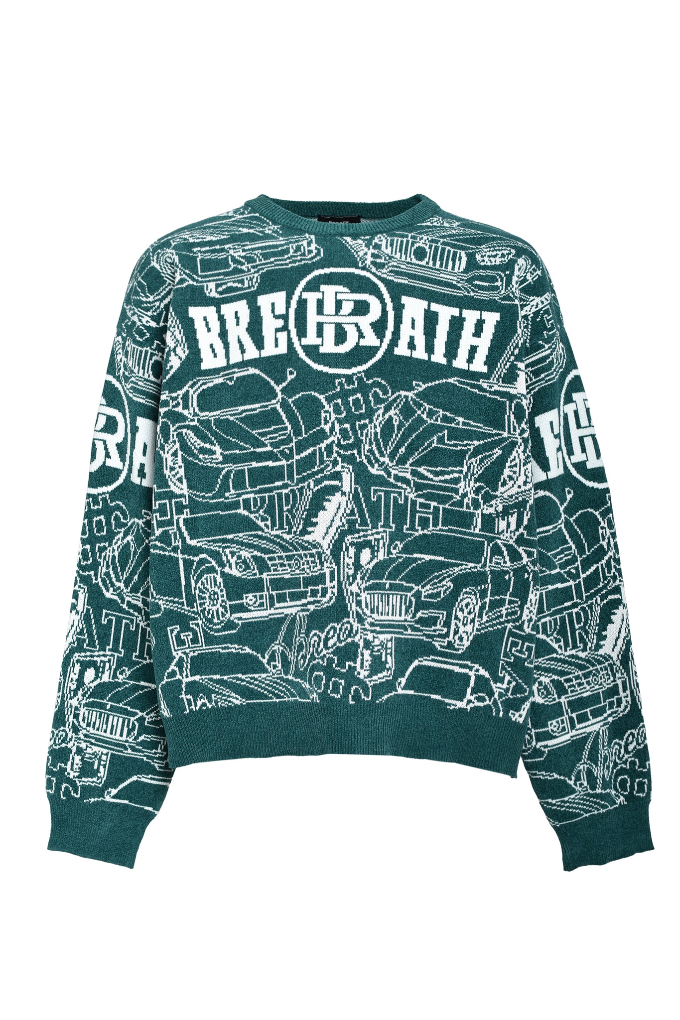 SUPER CAR MALL KNIT / GREEN