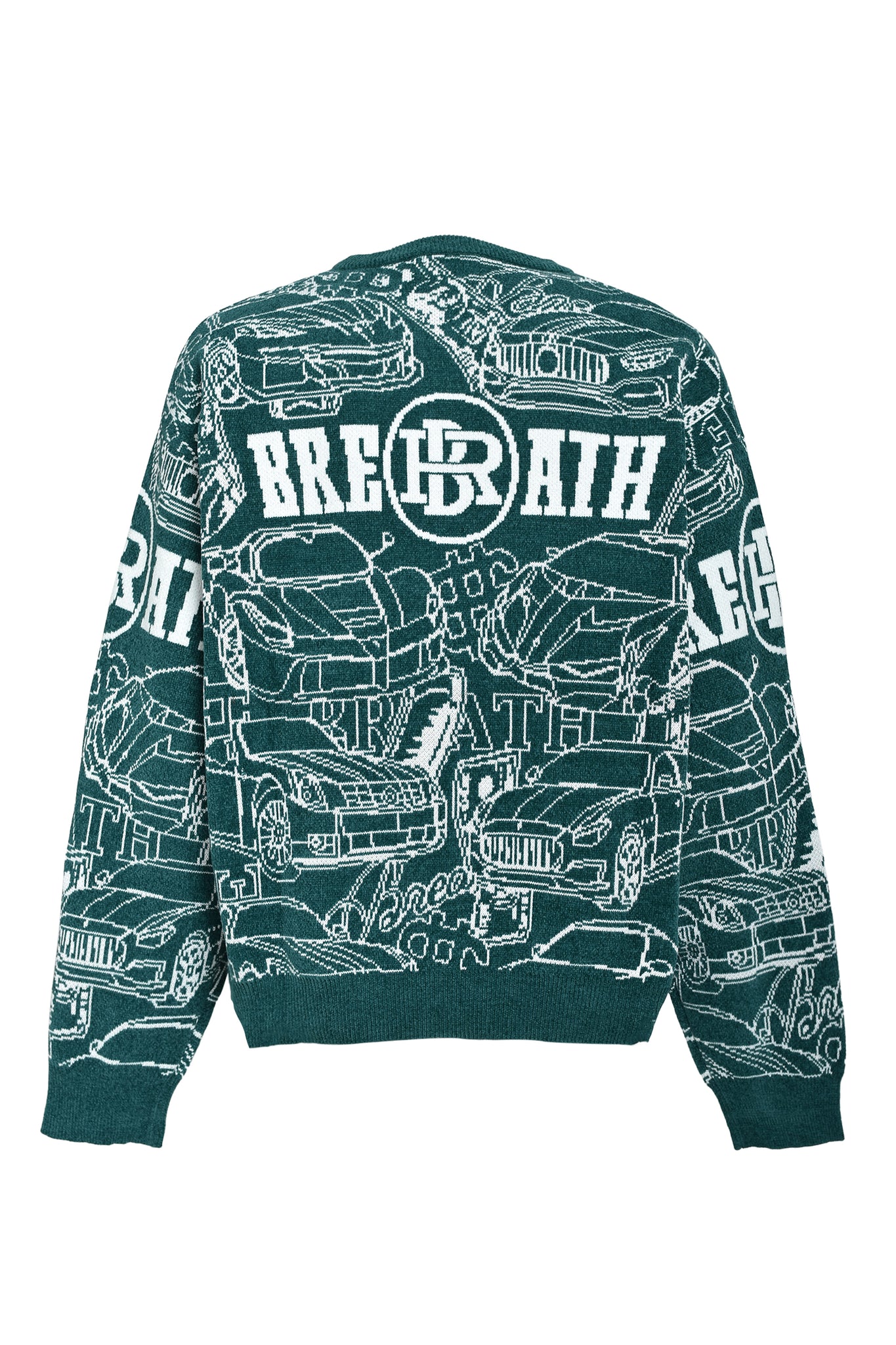 SUPER CAR MALL KNIT / GREEN