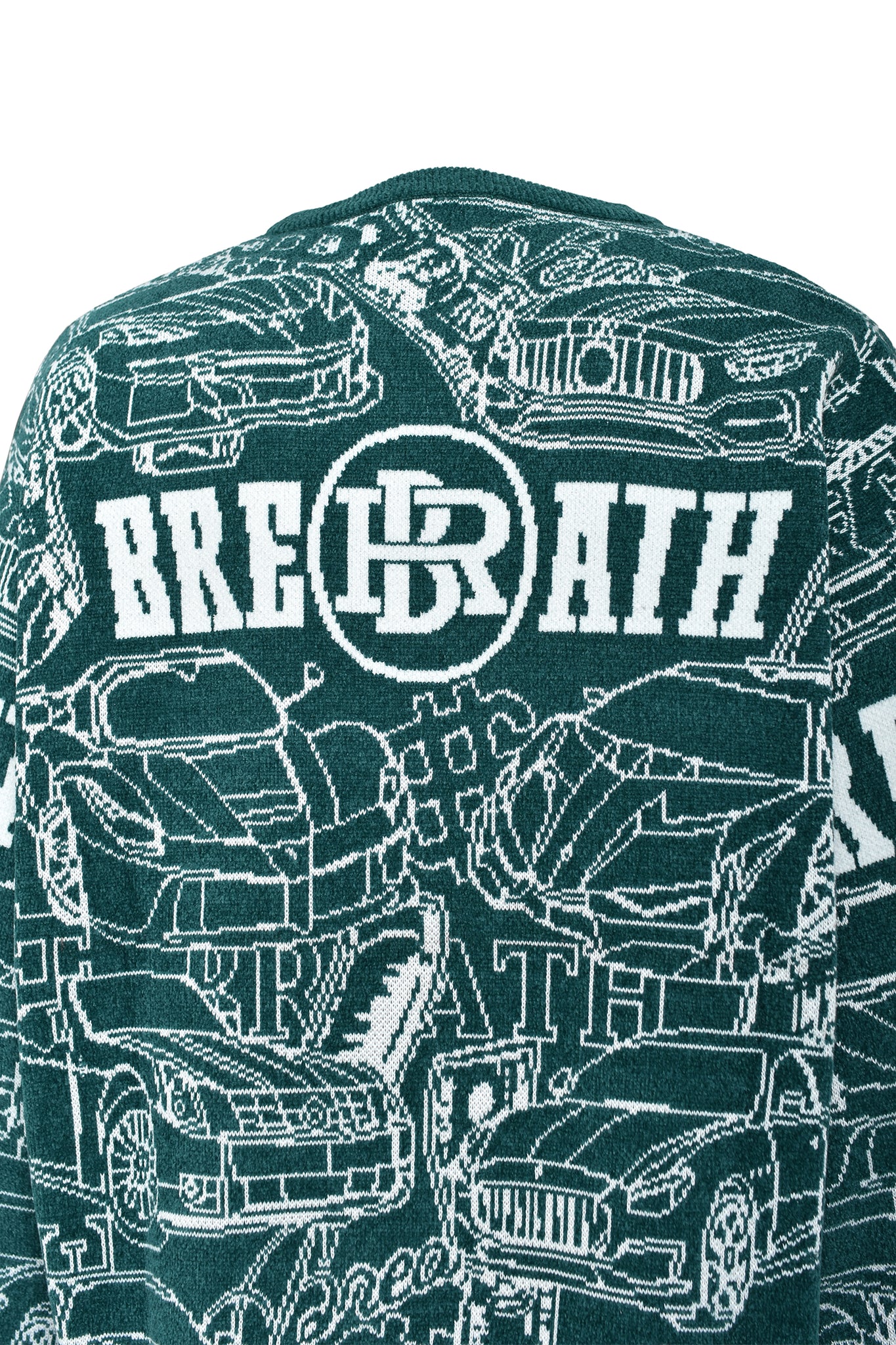 SUPER CAR MALL KNIT / GREEN