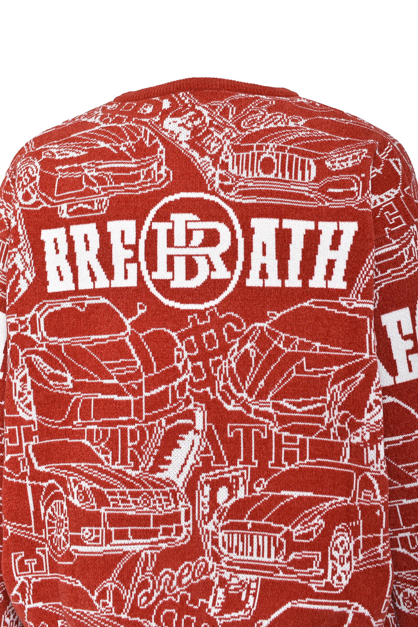 SUPER CAR MALL KNIT / RED