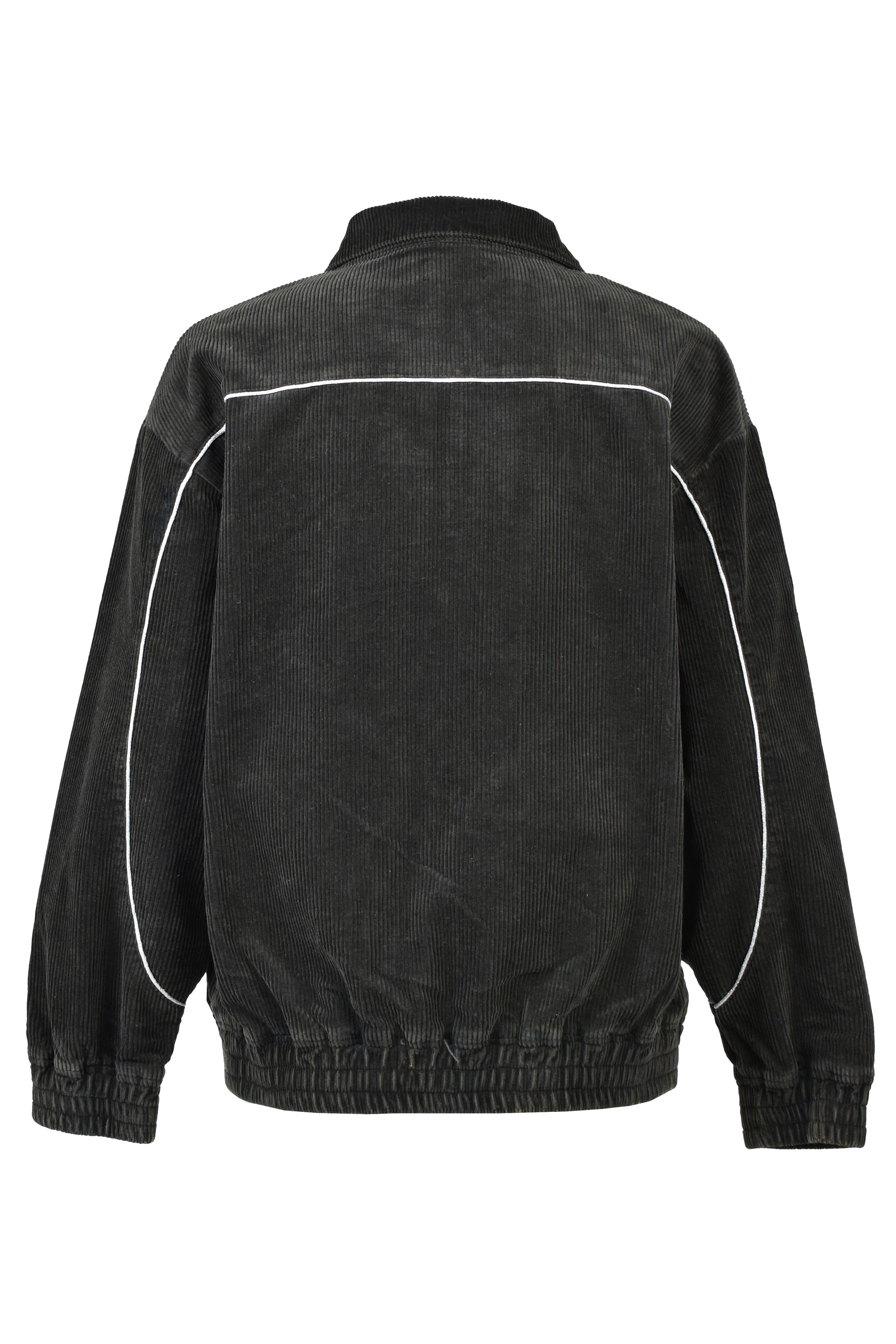 SCRIPT LOGO PIPING CORDUROY TRACK JACKET / BLACK ｜BREATH ブレス