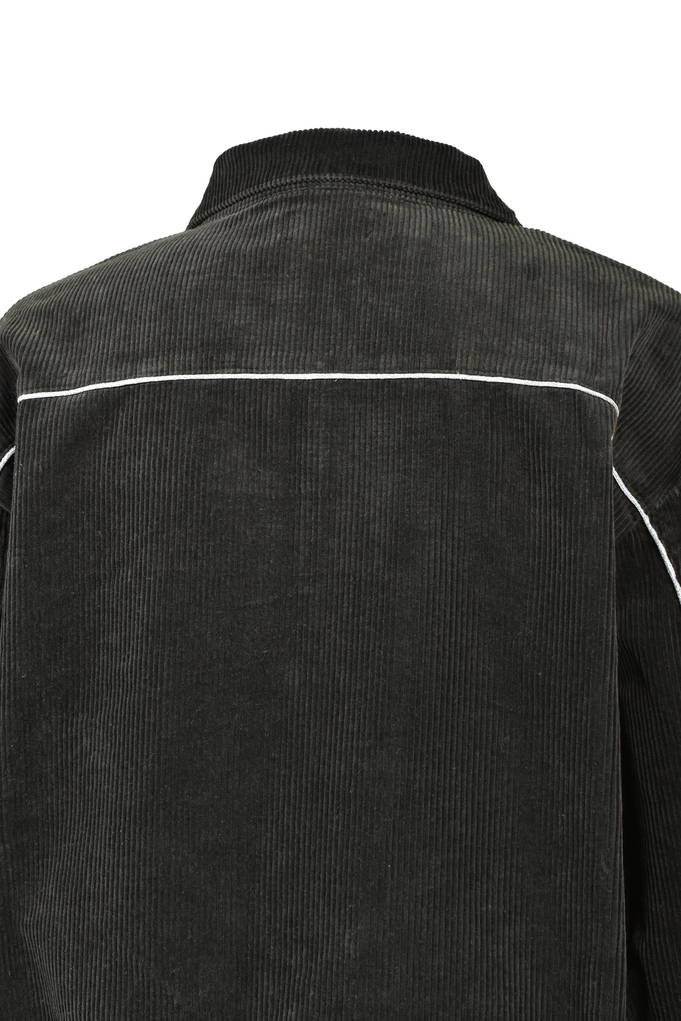 SCRIPT LOGO PIPING CORDUROY TRACK JACKET / BLACK ｜BREATH ブレス 