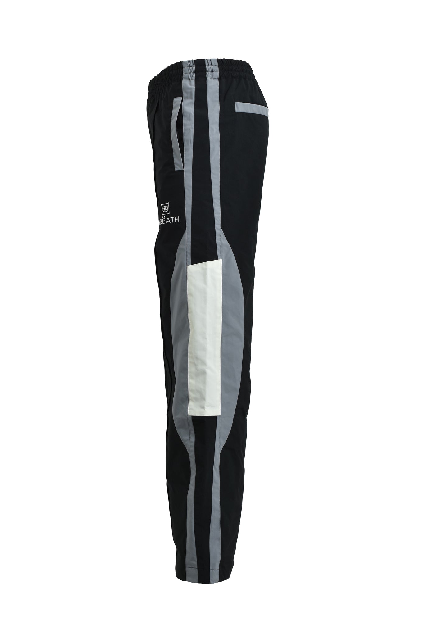 CREST LOGO WARM UP PANTS / BLACK