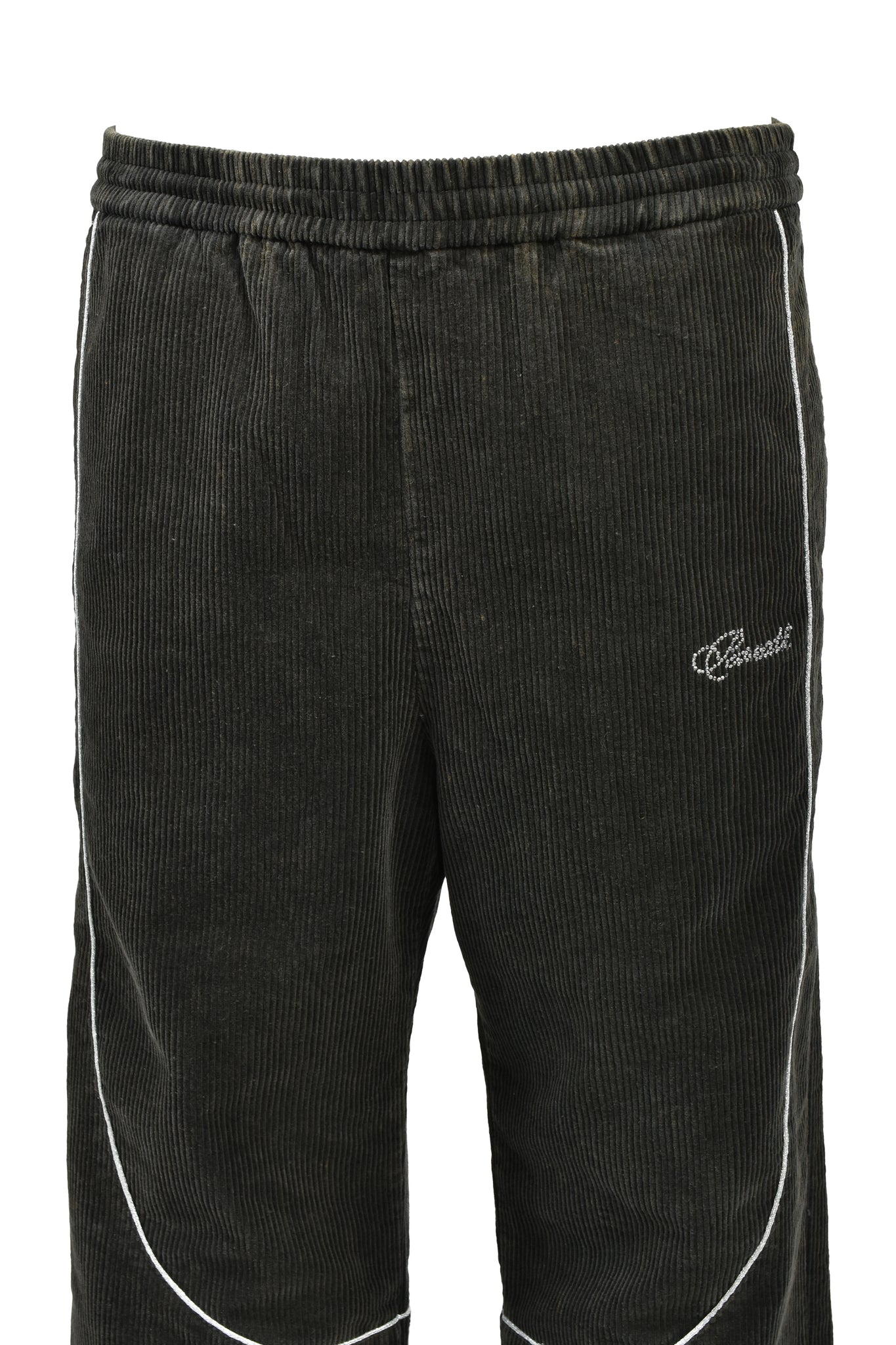 SCRIPT LOGO PIPING CORDUROY TRACK PANTS / BLACK ｜BREATH ブレス