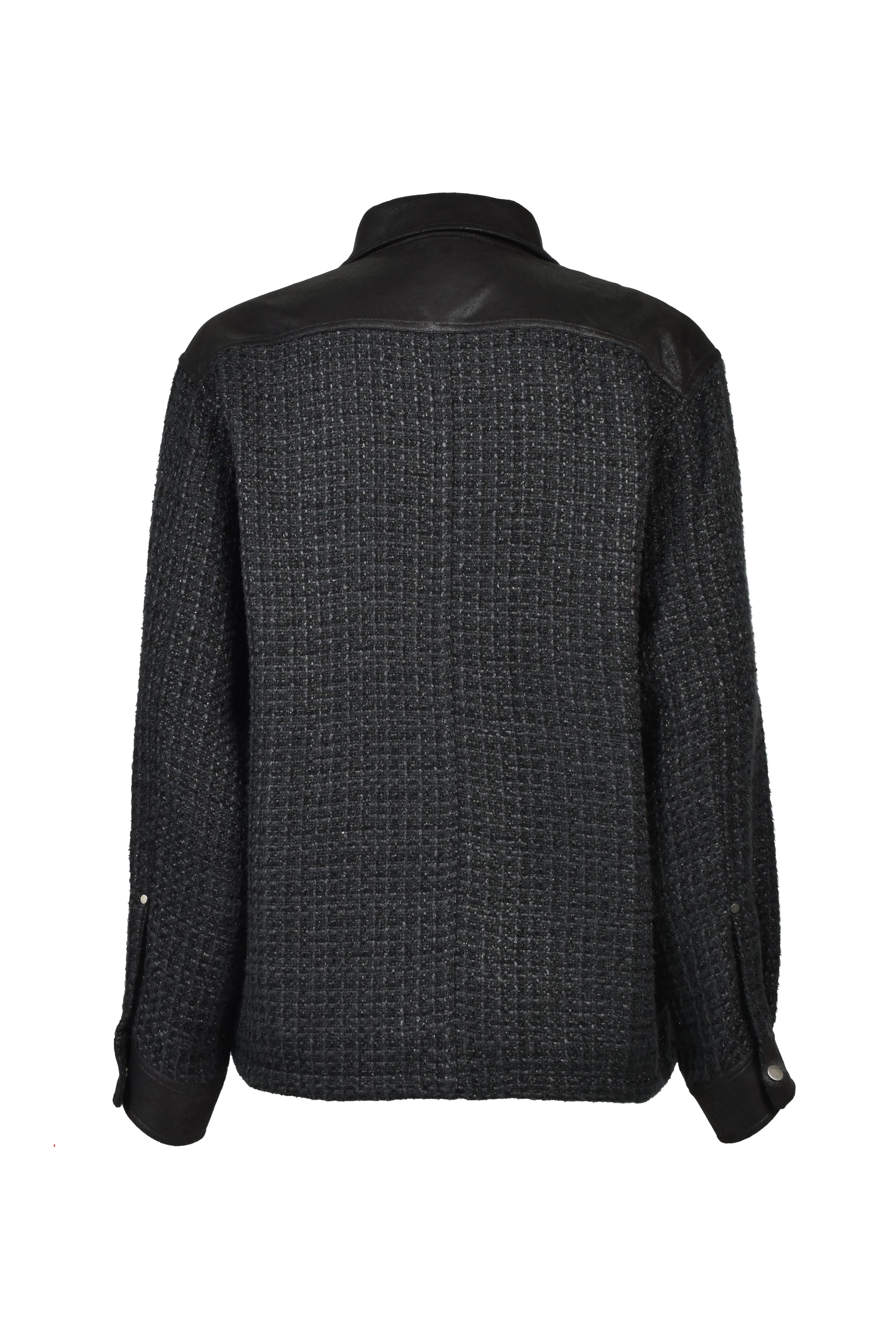 NEW RICH TWEED CHECK SHIRT / BLACK ｜BREATH ブレス - BAD HOP