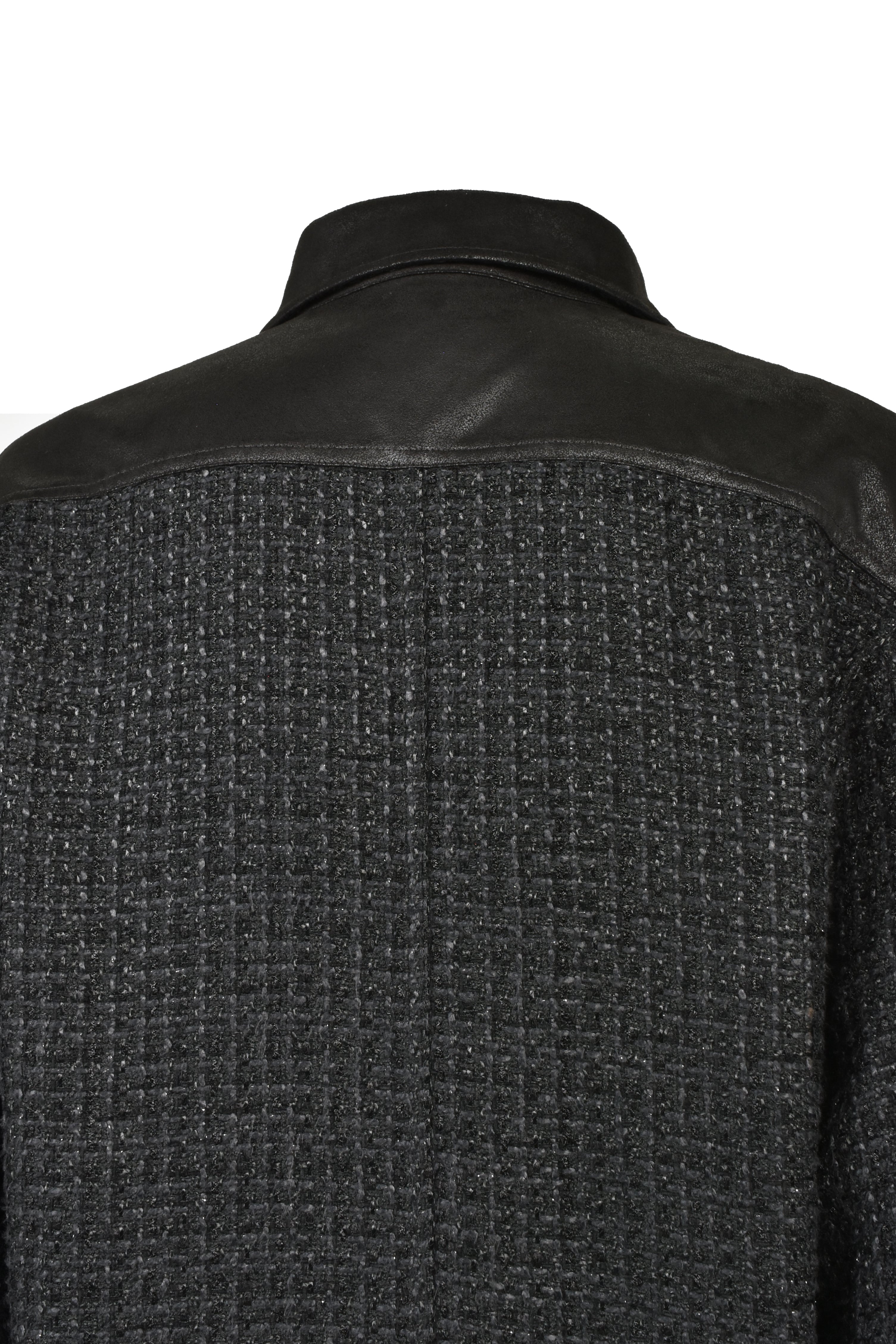 NEW RICH TWEED CHECK SHIRT / BLACK ｜BREATH ブレス - BAD HOP