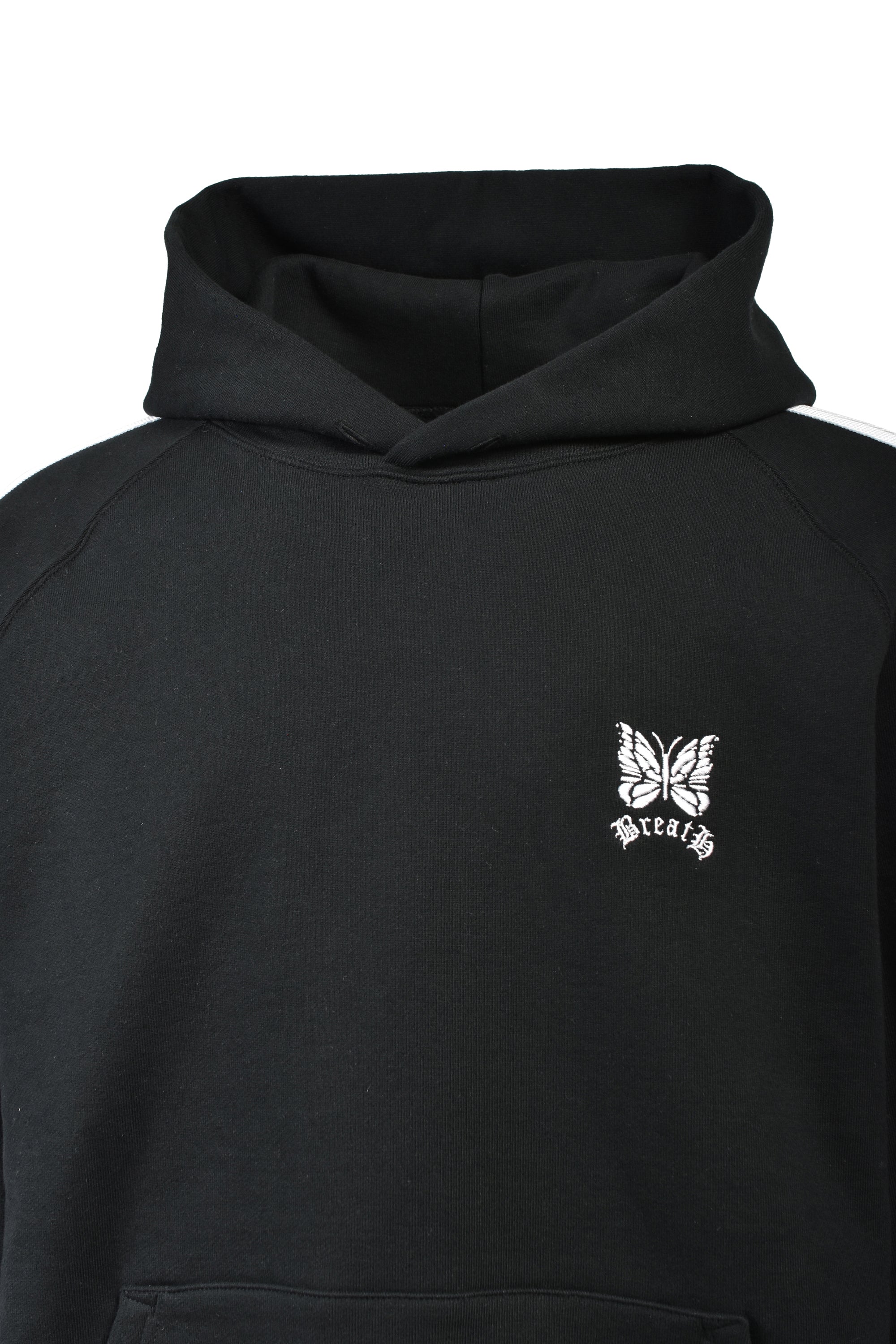 Needles TRACK HOODY - SWEAT / BLK WHT – BREATH - サイズ 着丈 身幅