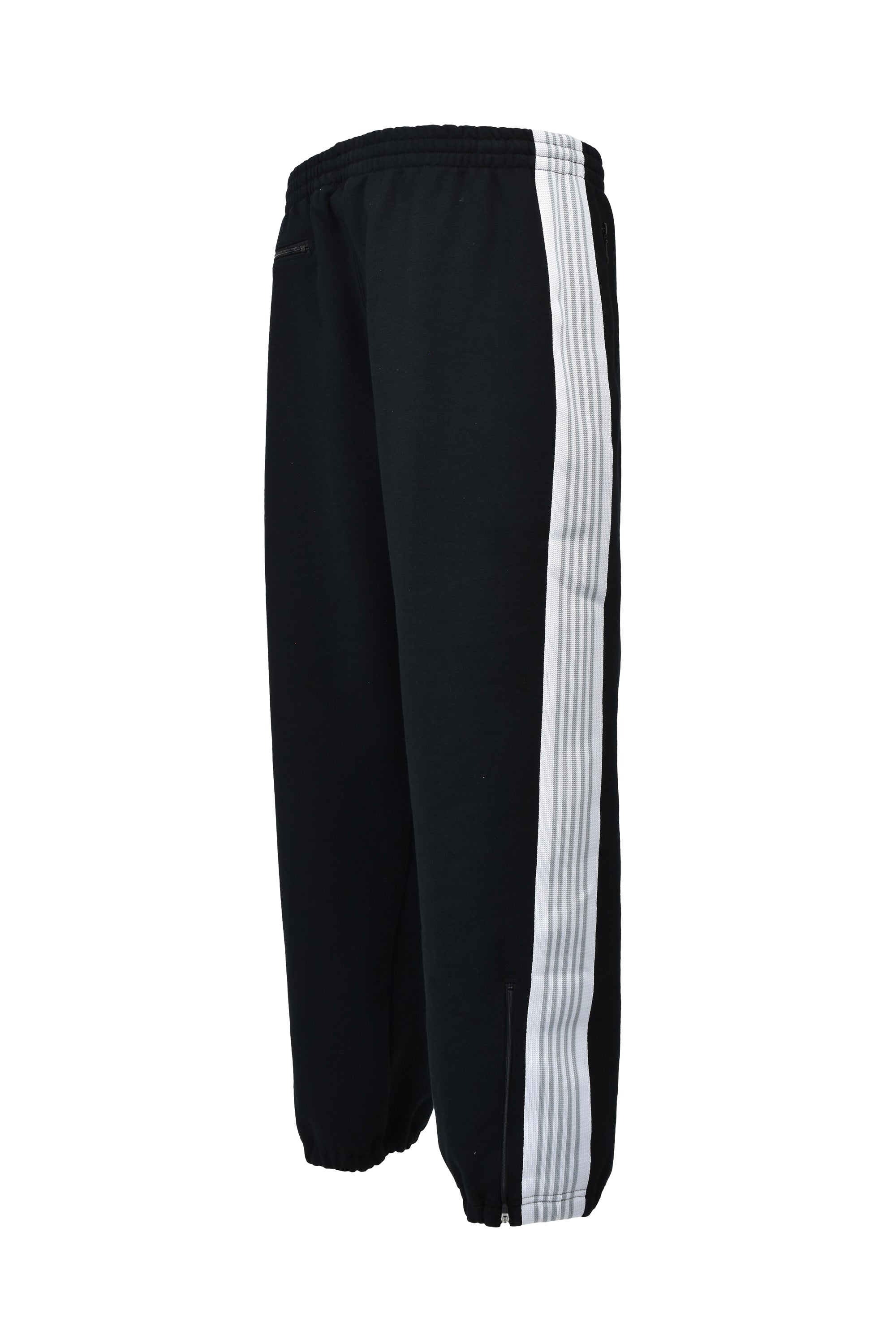 Needles ZIPPED TRACK PANT - SWEAT / BLK WHT – BREATH - サイズ