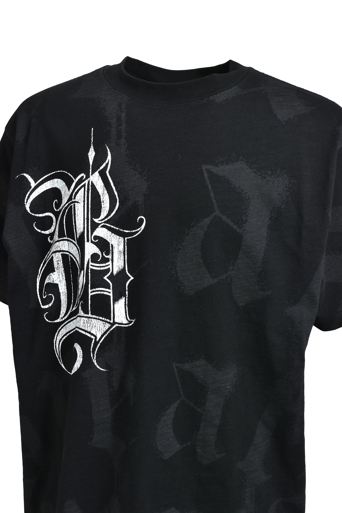 SUICIDE BLACK LETTERD LOGO TEE / BLACK