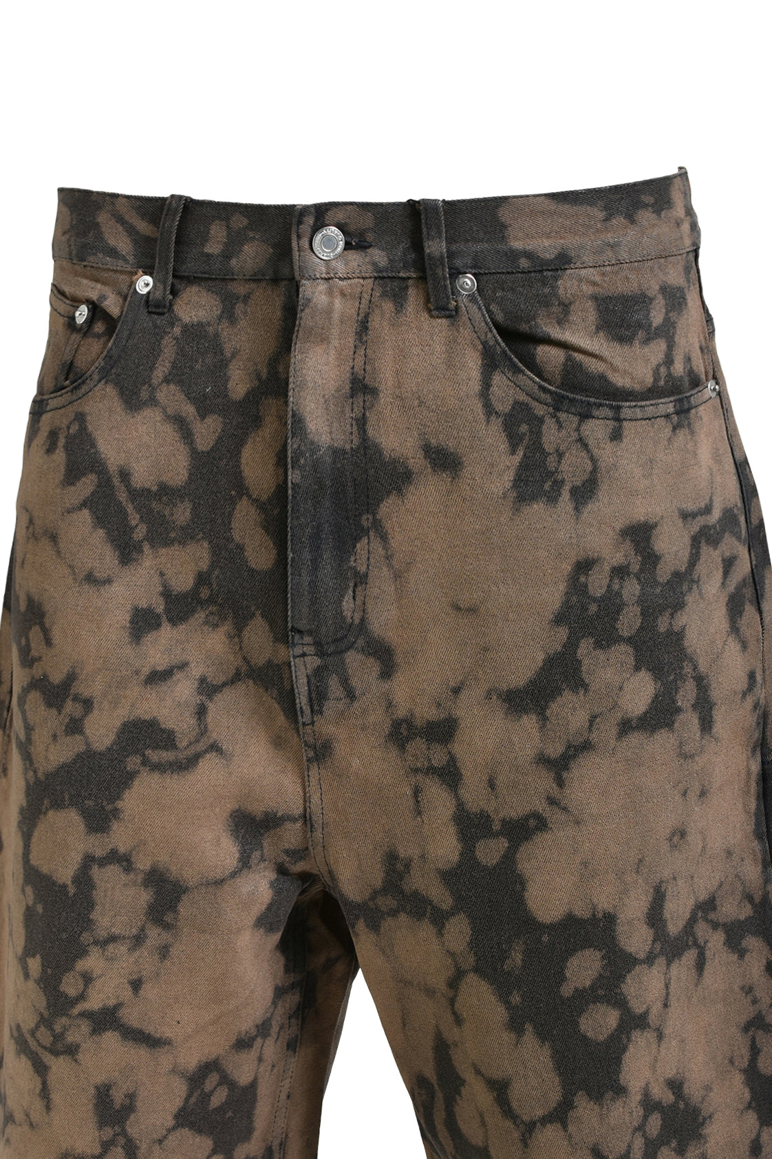 X JEANS COATING SHORTS / BROWN