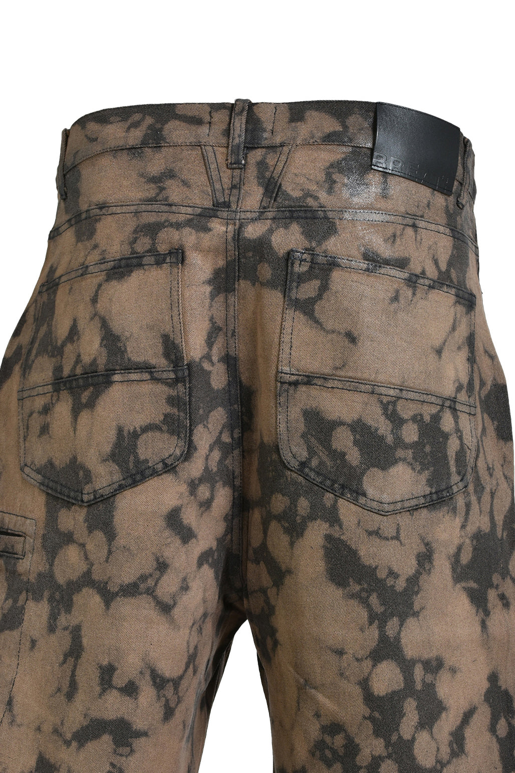 X JEANS COATING SHORTS / BROWN