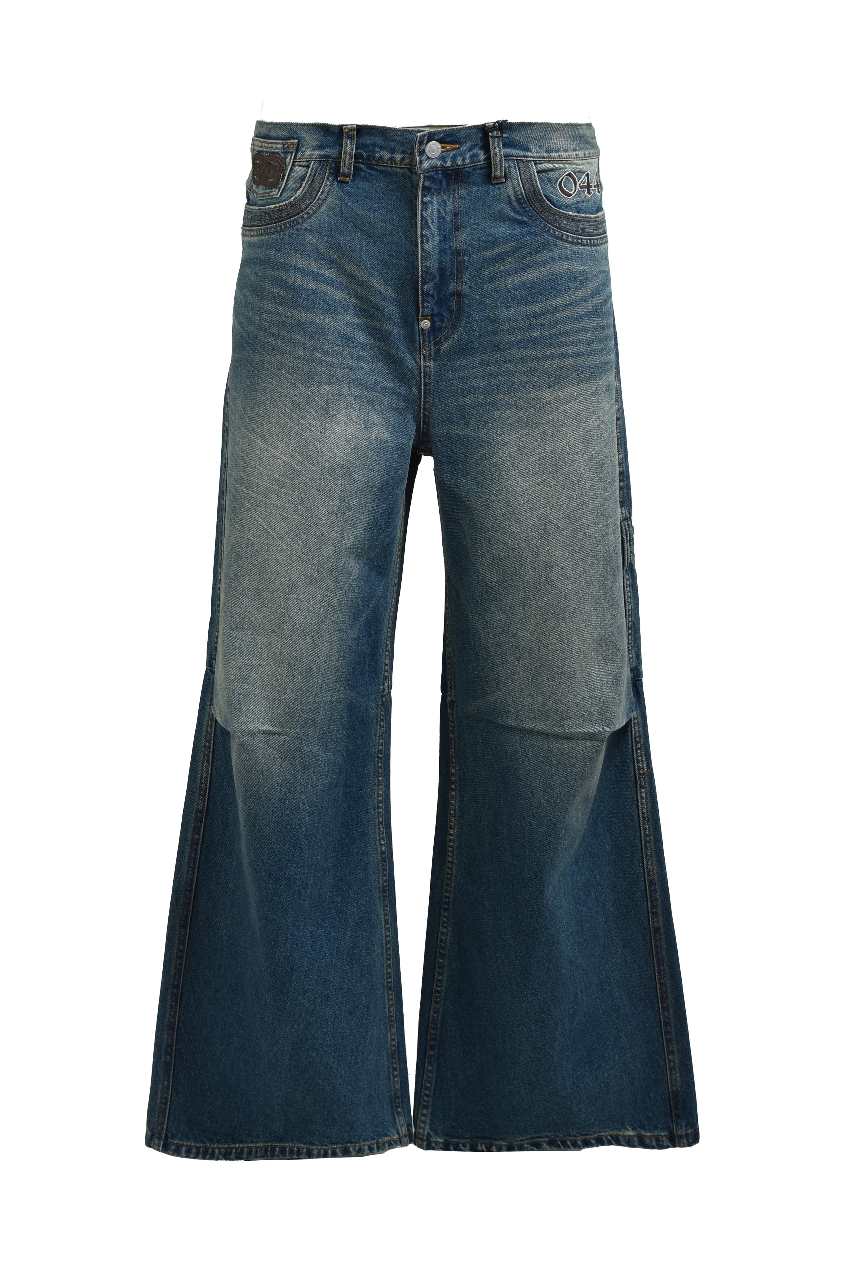 CHAIN EAGLE PATCH DENIM PANTS / INDIGO – BREATH - サイズ ウエスト