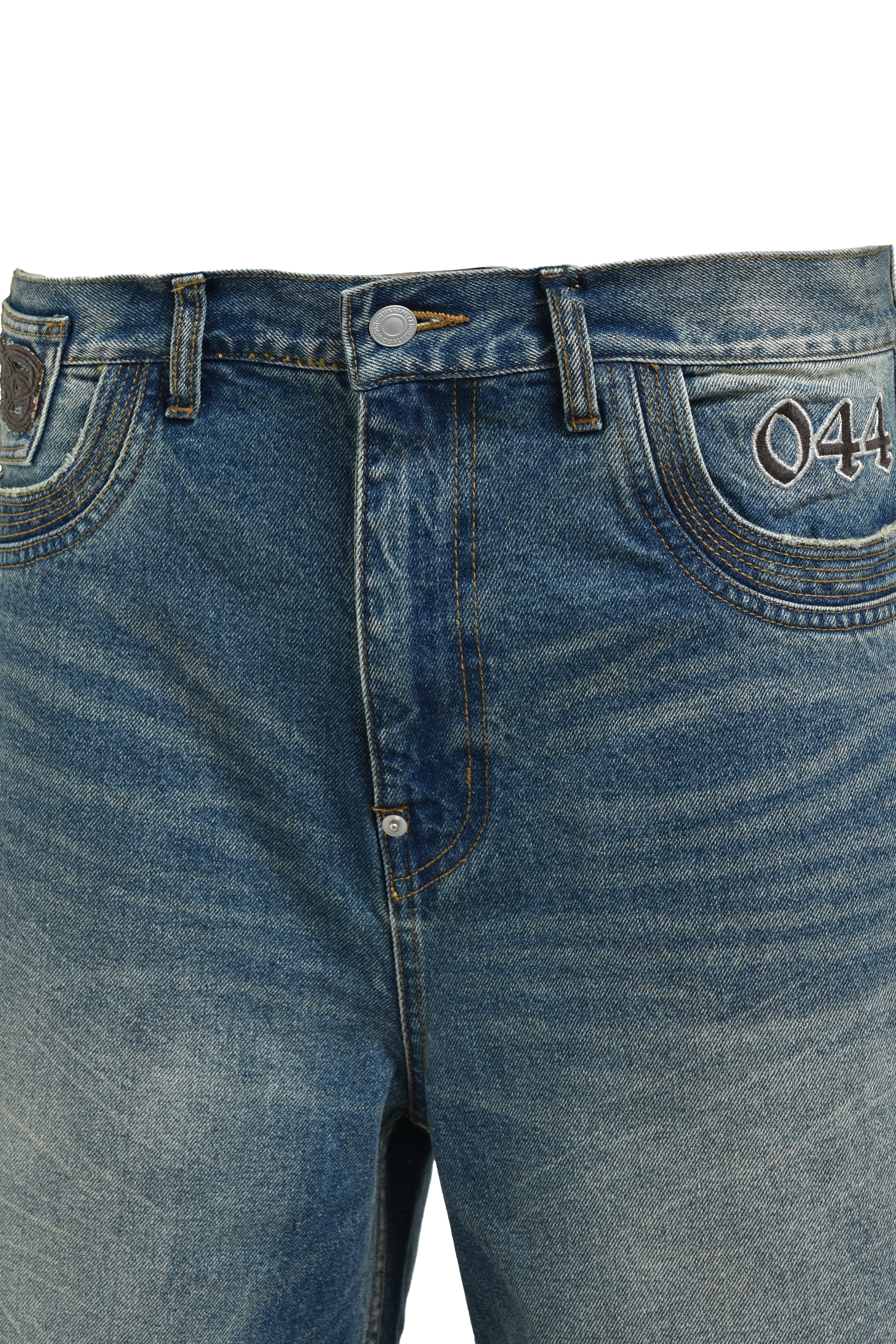 CHAIN EAGLE PATCH DENIM PANTS / INDIGO – BREATH - サイズ ウエスト