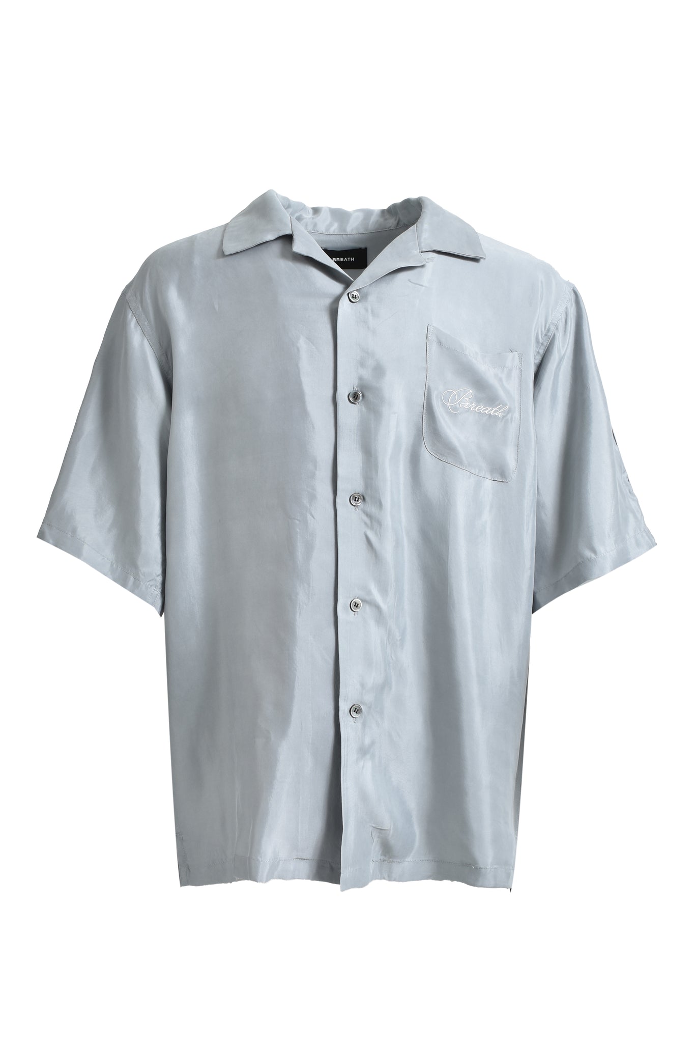 SCRIPT LOGO LINE SHIRT / GREY