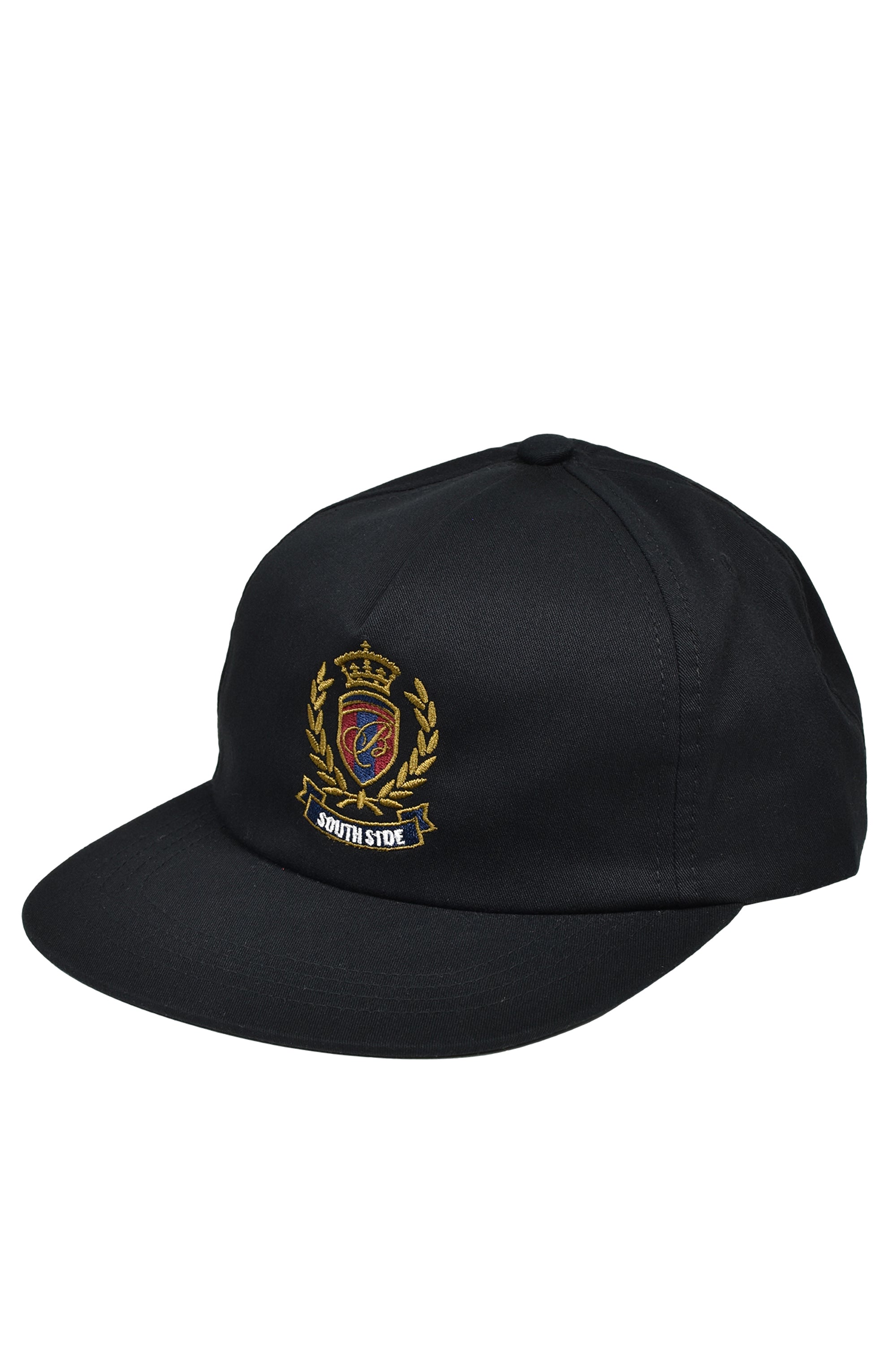 EMBLEM LOGO 5 PANEL CAP / BLACK ｜BREATH ブレス - BAD HOP
