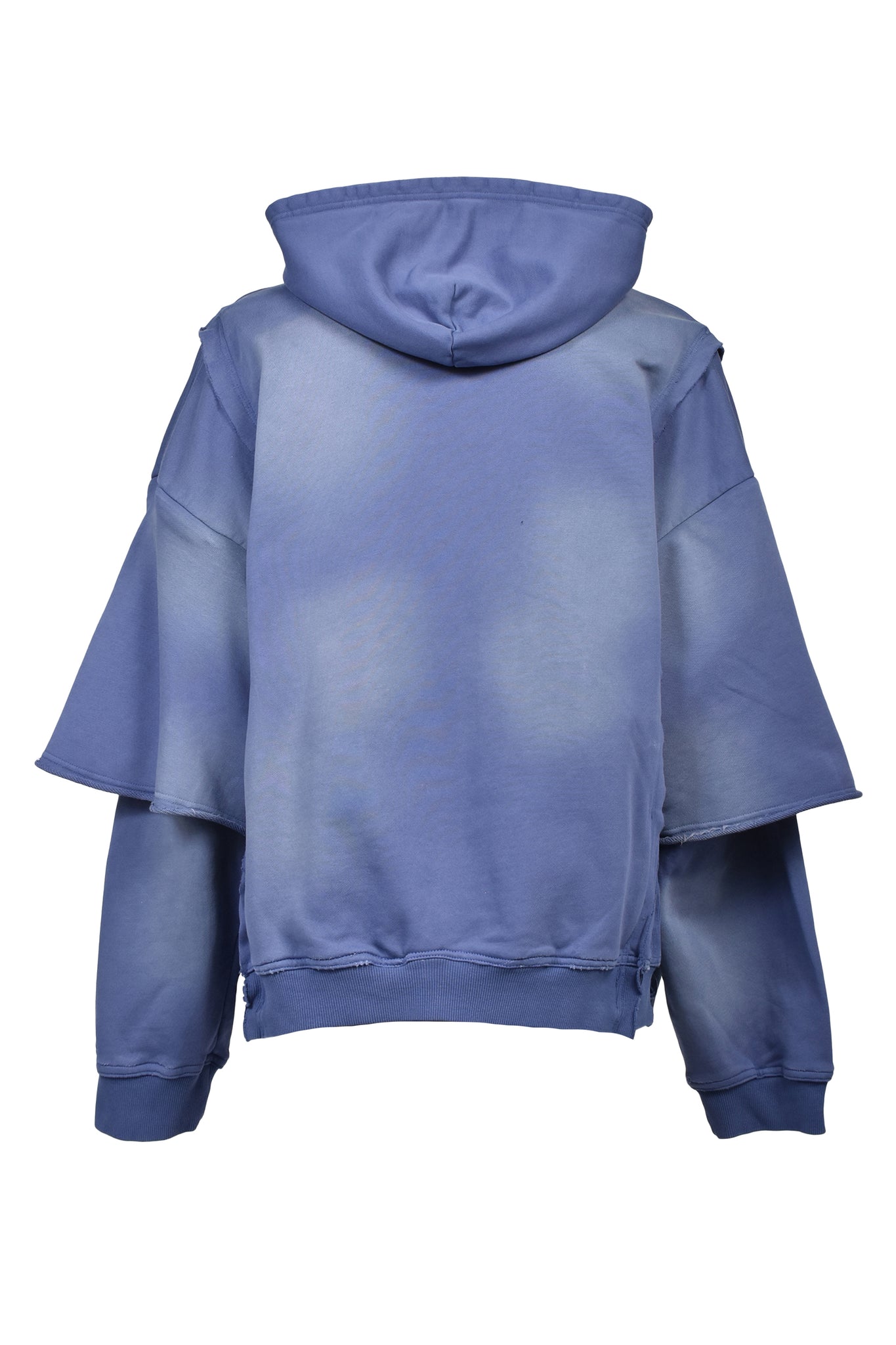 BREACH LAYERED ZIP HOODIE / NAVY ｜BREATH ブレス - BAD HOP