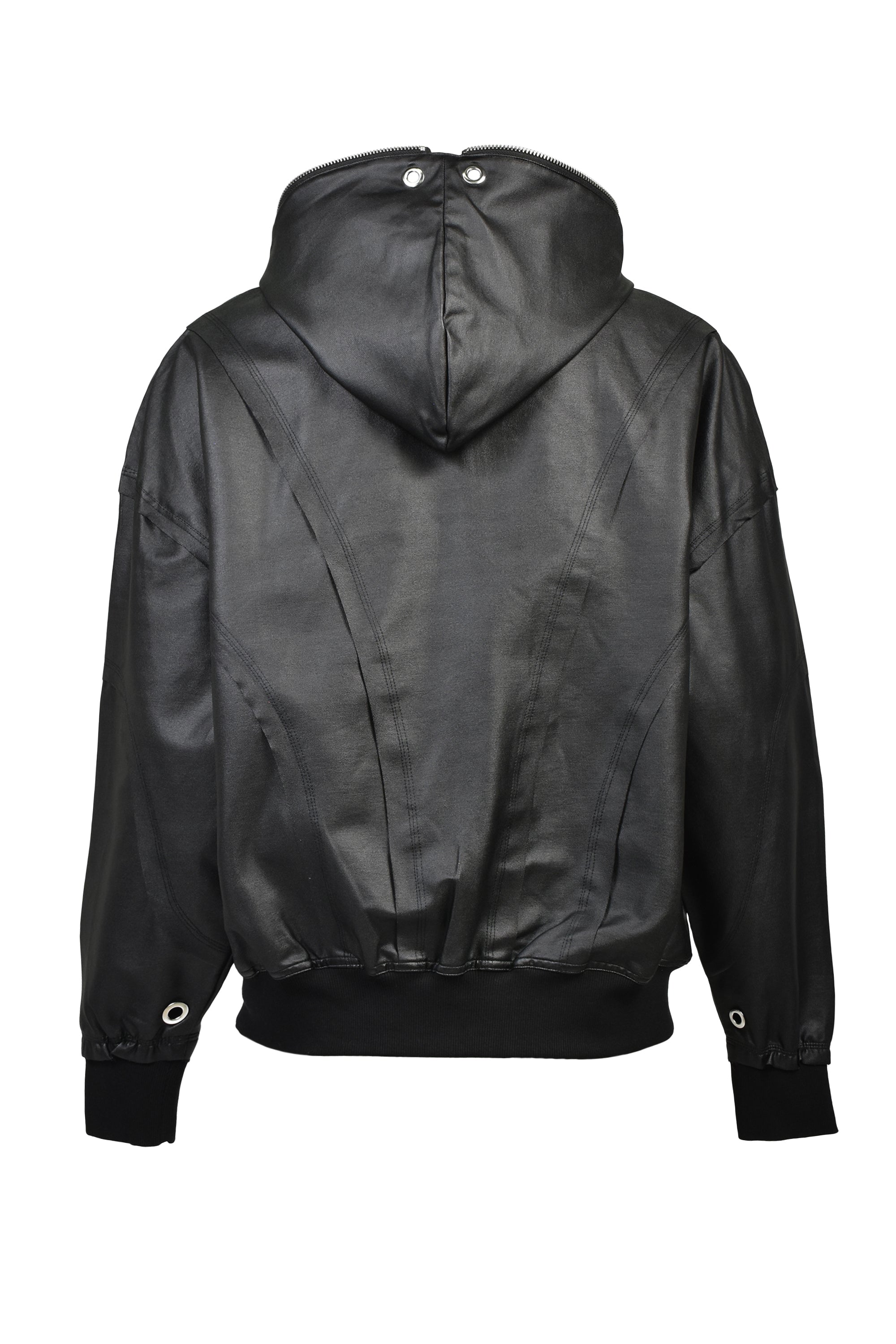 即完品 Breath BADHOP COATING ZIP UP HOODIE COATING ZIP UP HOODIE TYPE-2 / BLACK ｜BREATH ブレス - BAD HOP