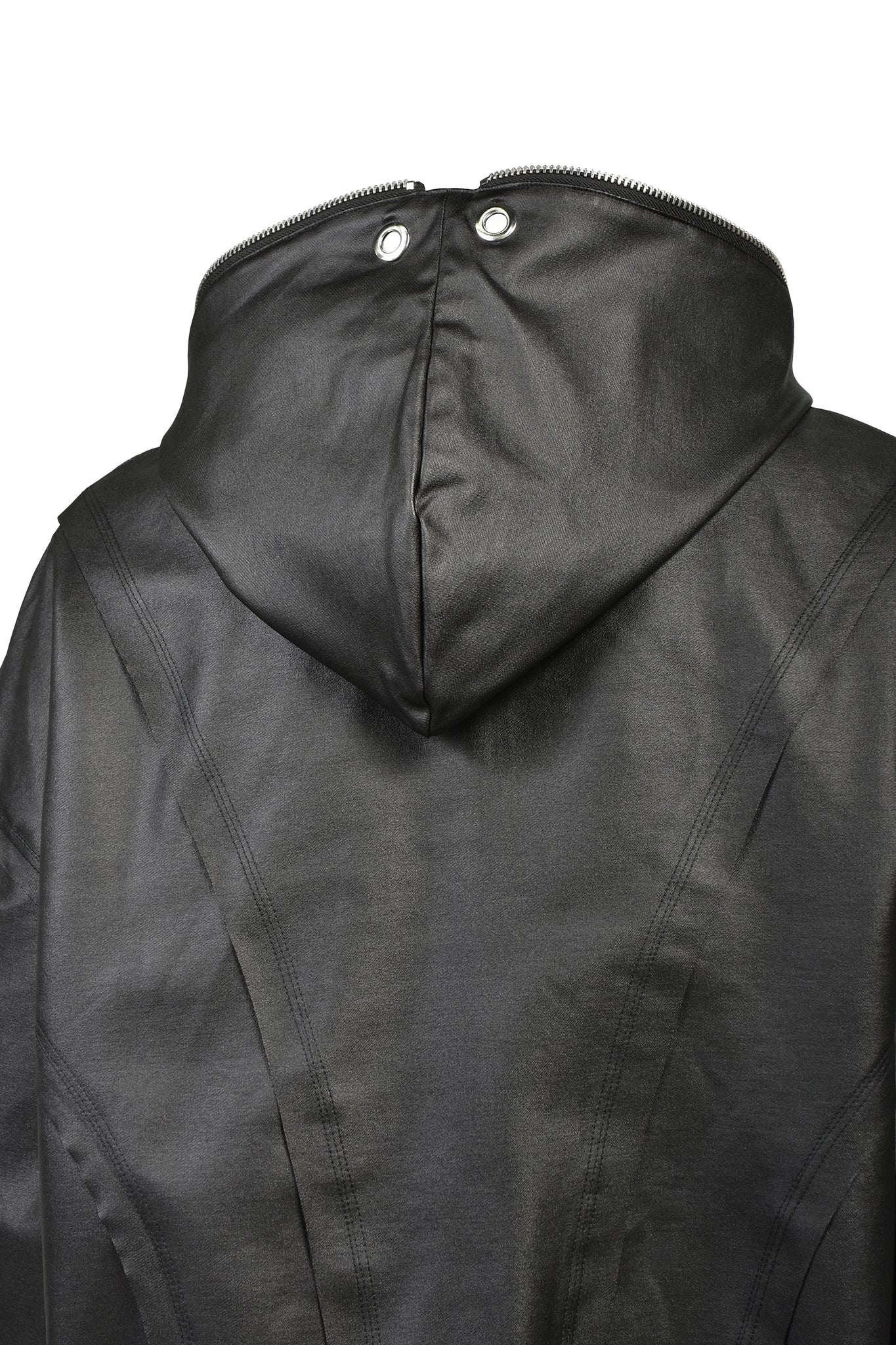 即完品 Breath BADHOP COATING ZIP UP HOODIE COATING ZIP UP HOODIE TYPE-2 / BLACK ｜BREATH ブレス - BAD HOP