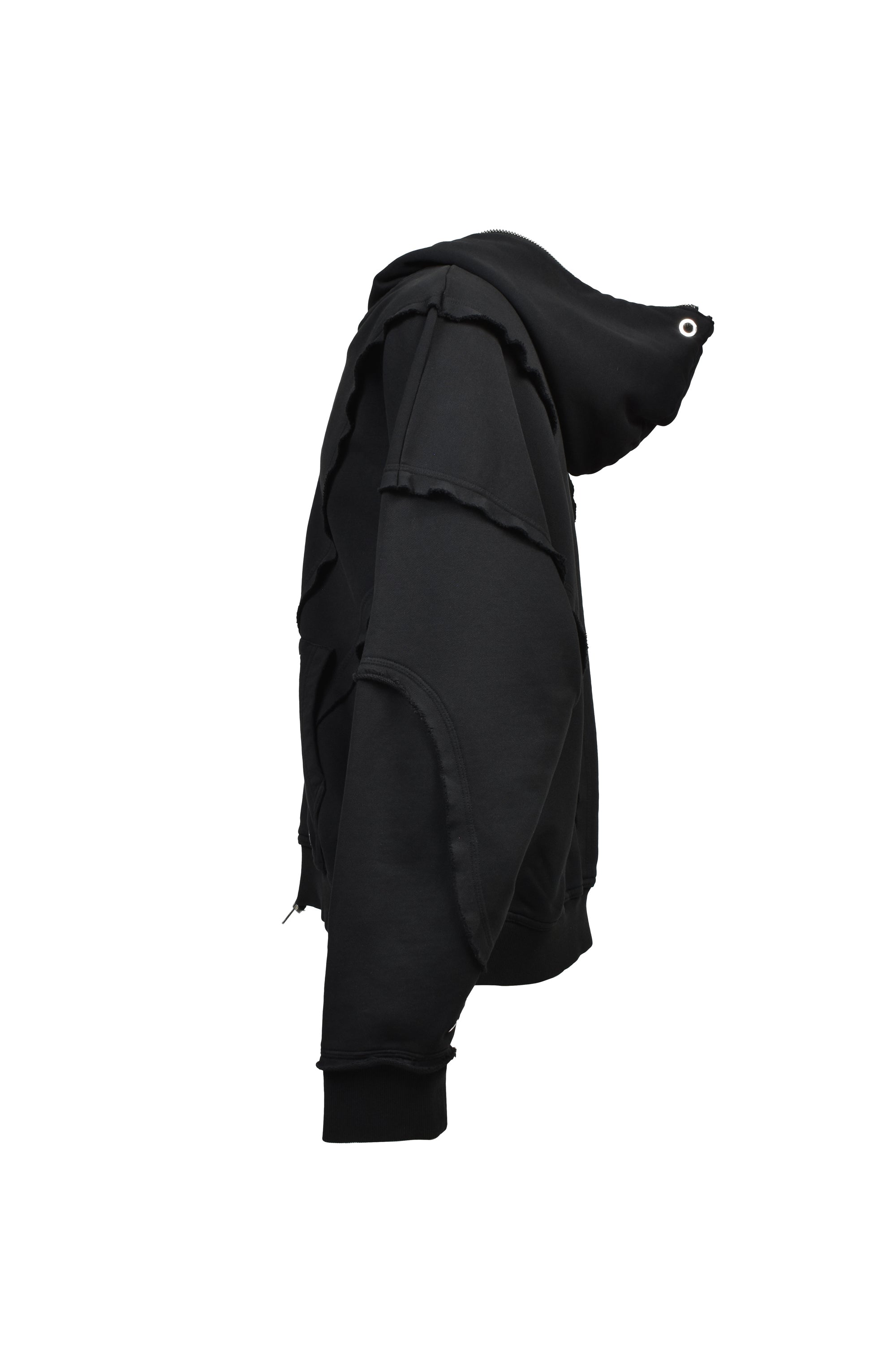 FADE ZIP UP HOODIE TYPE-2 / BLACK ｜BREATH ブレス - BAD HOP