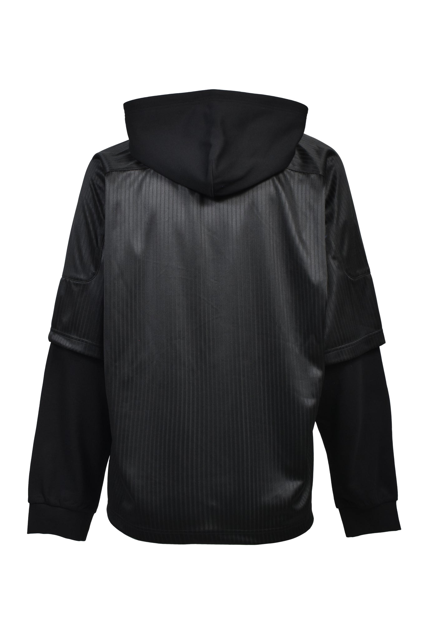 BH LOGO LAYERED GAME SHIRT HOODIE / BLACK ｜BREATH ブレス - BAD
