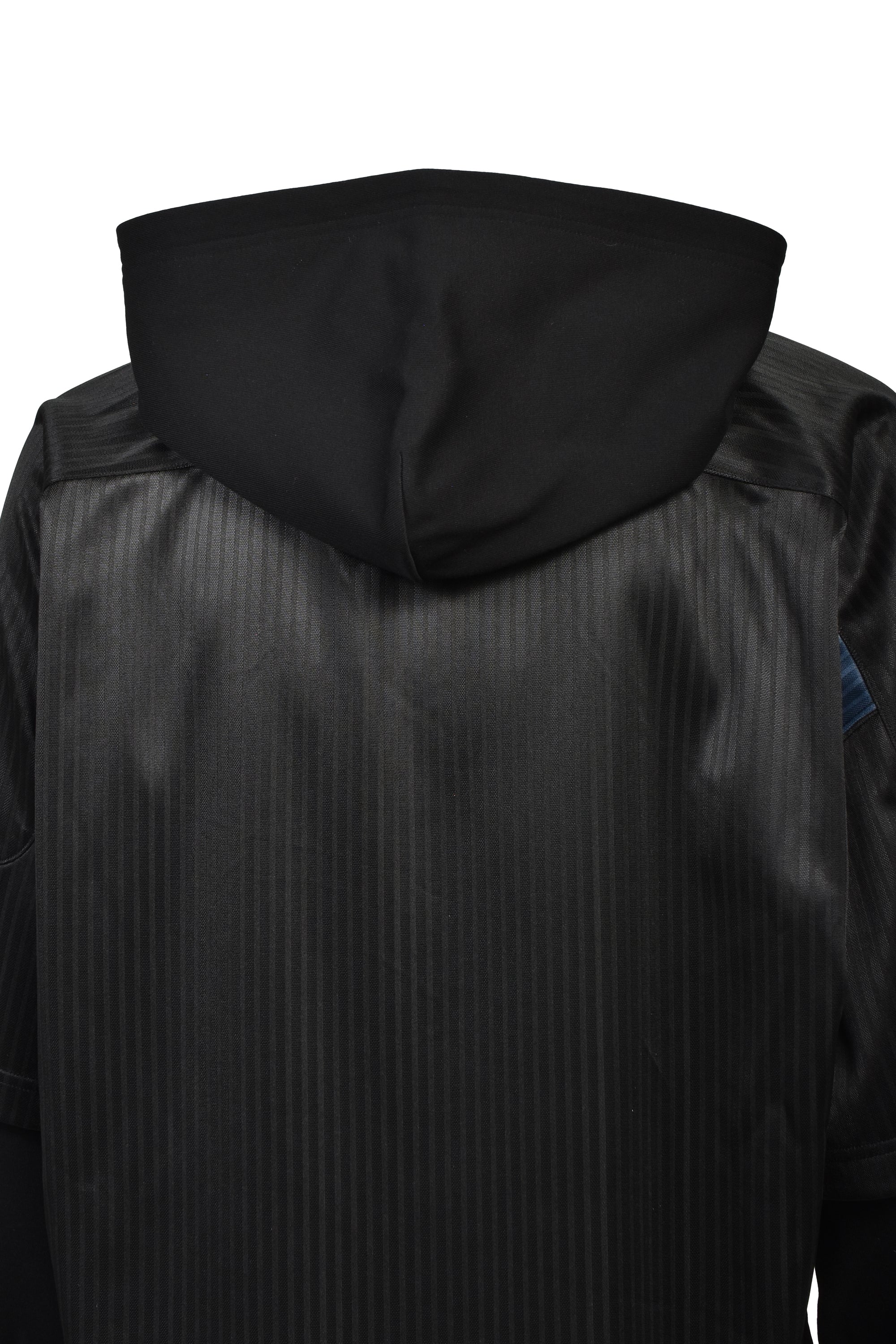 BH LOGO LAYERED GAME SHIRT HOODIE / BLACK ｜BREATH ブレス - BAD
