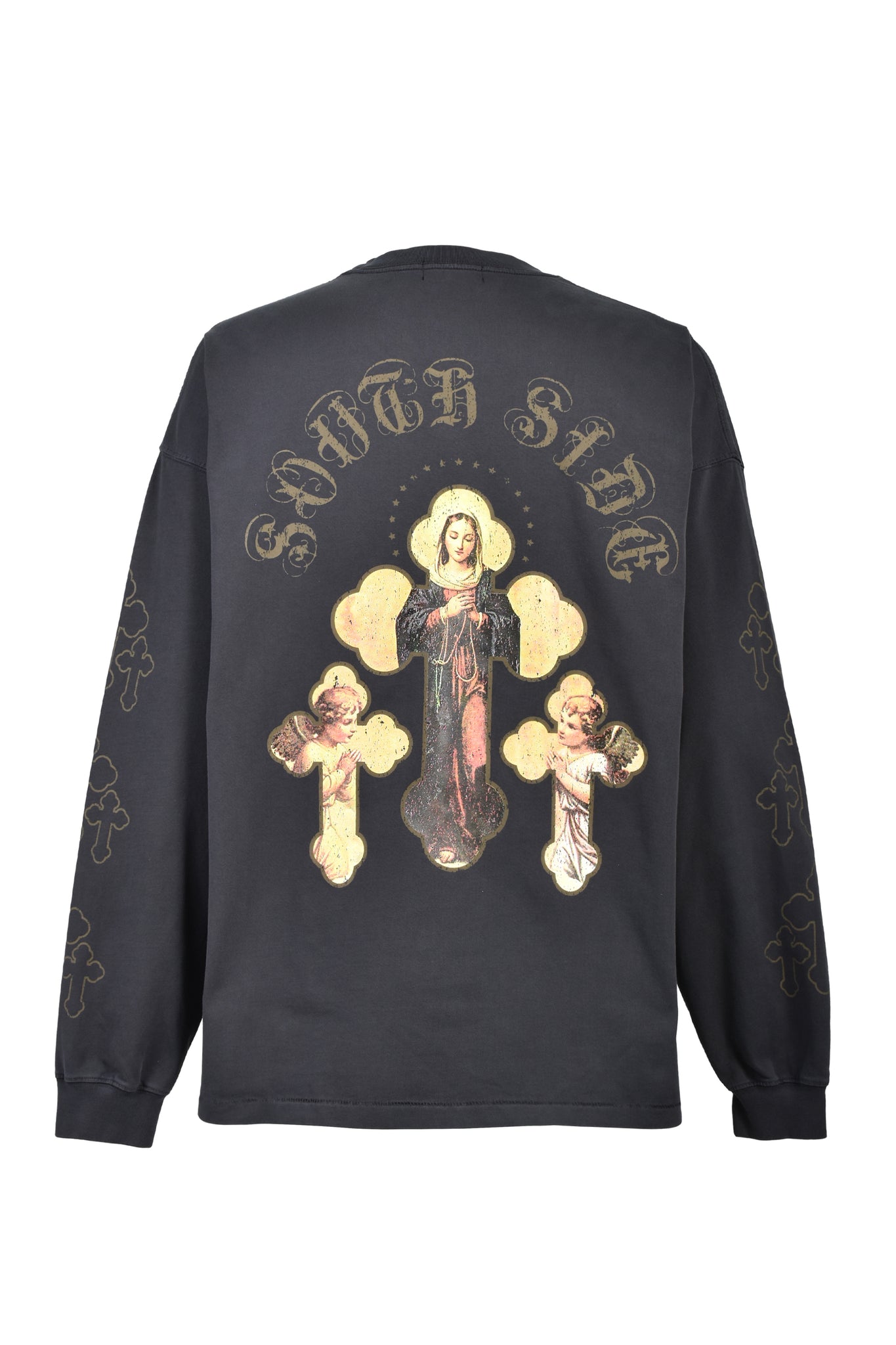 BREATH CROSS MARIA LS TEE / ブラック　Lサイズ CROSS MARIA LS TEE / BLACK ｜BREATH ブレス - BAD HOPプロデュースの
