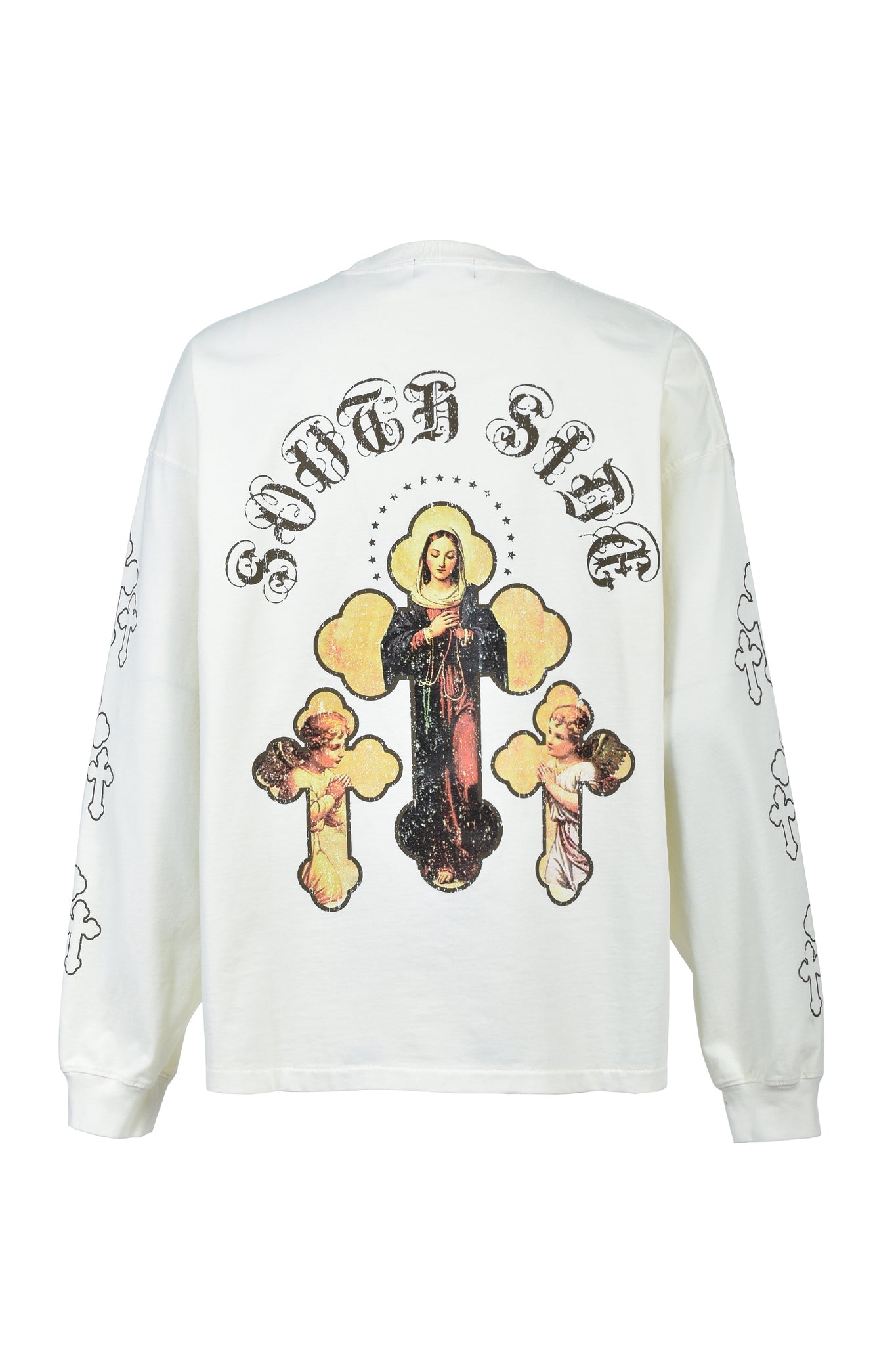 CROSS MARIA LS TEE / CREAM ｜BREATH ブレス - BAD HOPプロデュースの