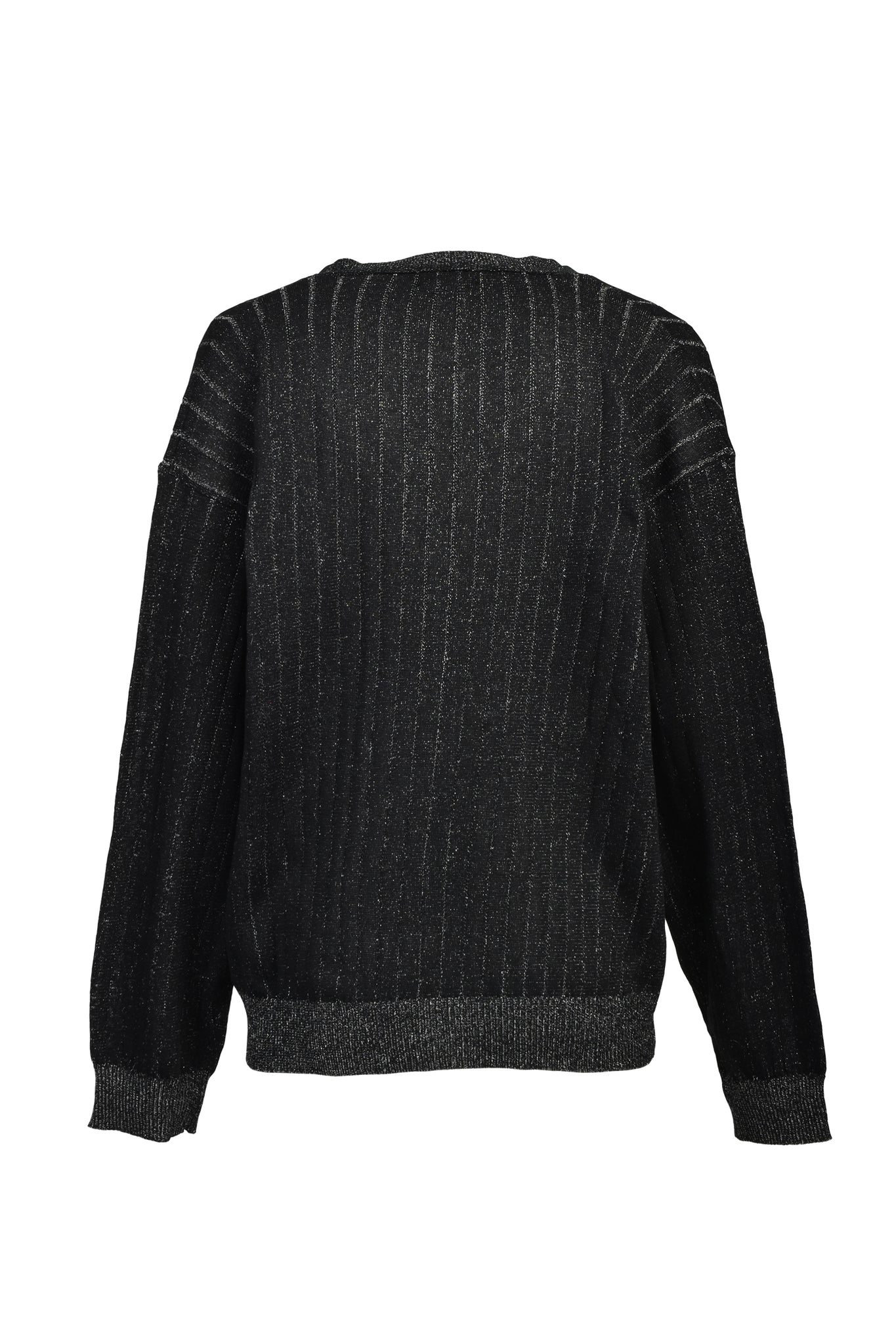 SCRIPT LOGO KNIT CARDIGAN / BLACK ｜BREATH ブレス - BAD HOP