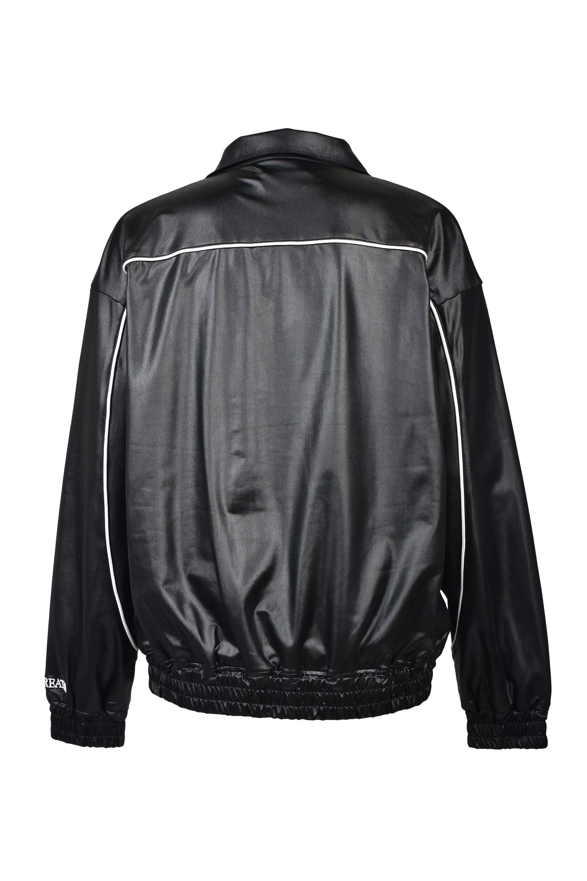 x*割様 breath レザージャケット　M BH LOGO PIPING COATING JACKET / BLACK ｜BREATH ブレス - BAD HOP