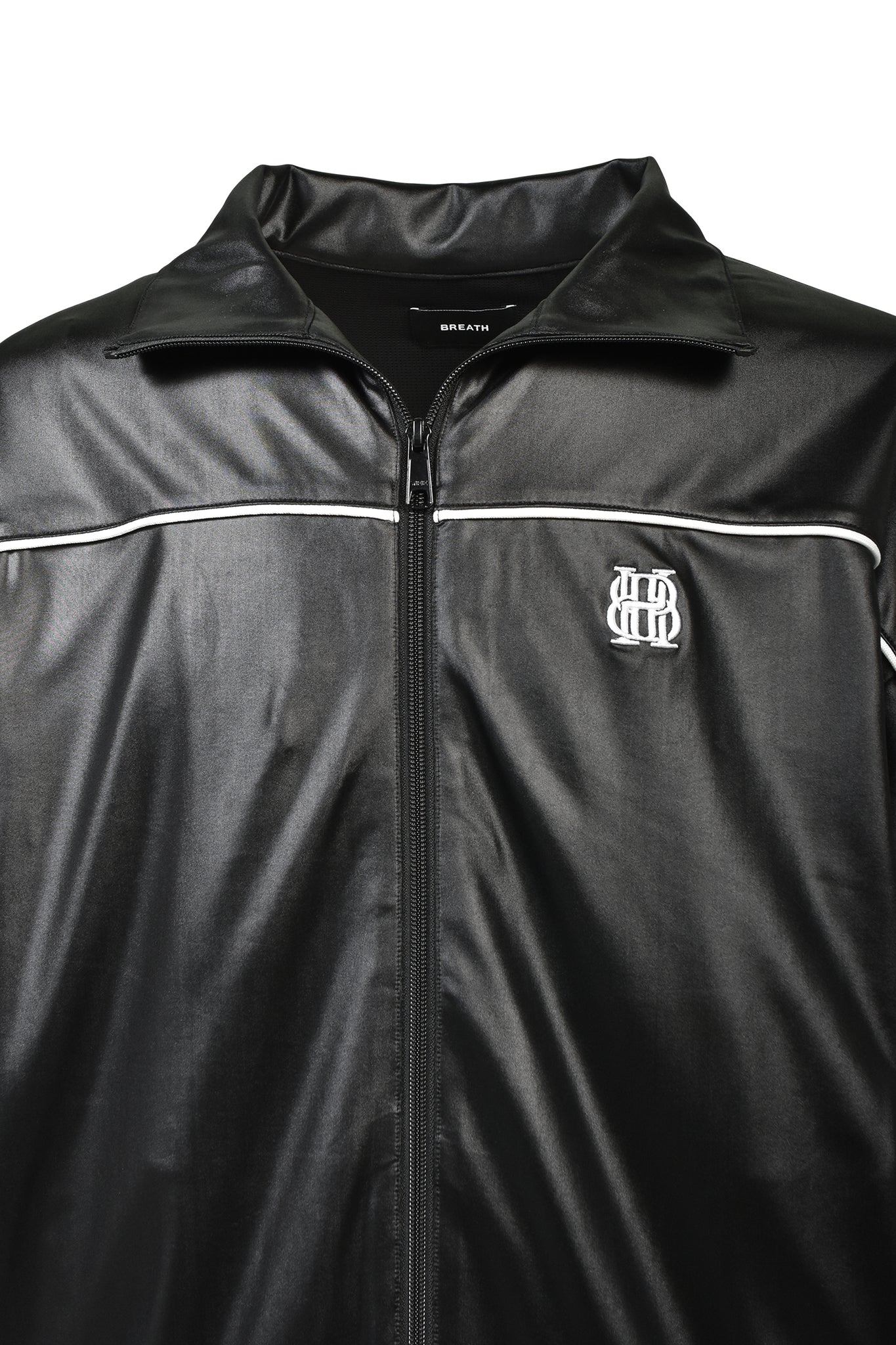 BH LOGO PIPING COATING JACKET / BLACK ｜BREATH ブレス - BAD HOP