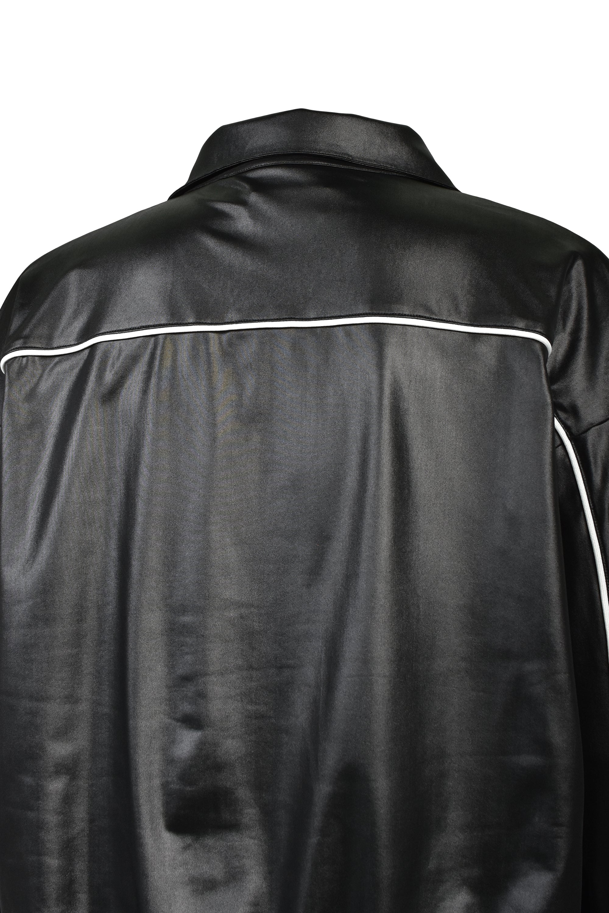BH LOGO PIPING COATING JACKET / BLACK ｜BREATH ブレス - BAD HOP
