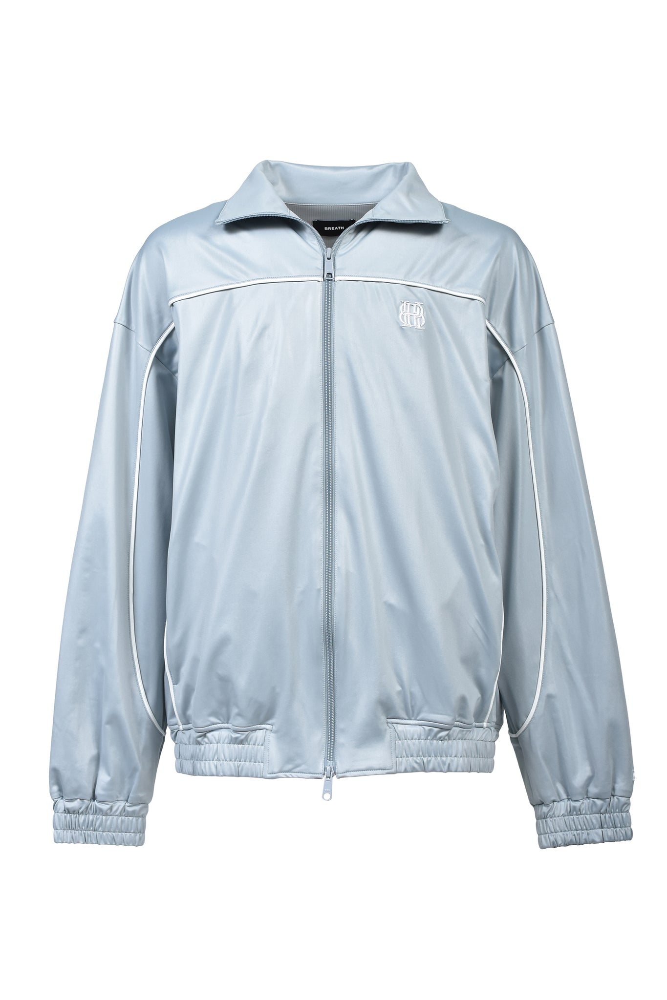 BH LOGO PIPING COATING JACKET / GREY ｜BREATH ブレス - BAD HOP