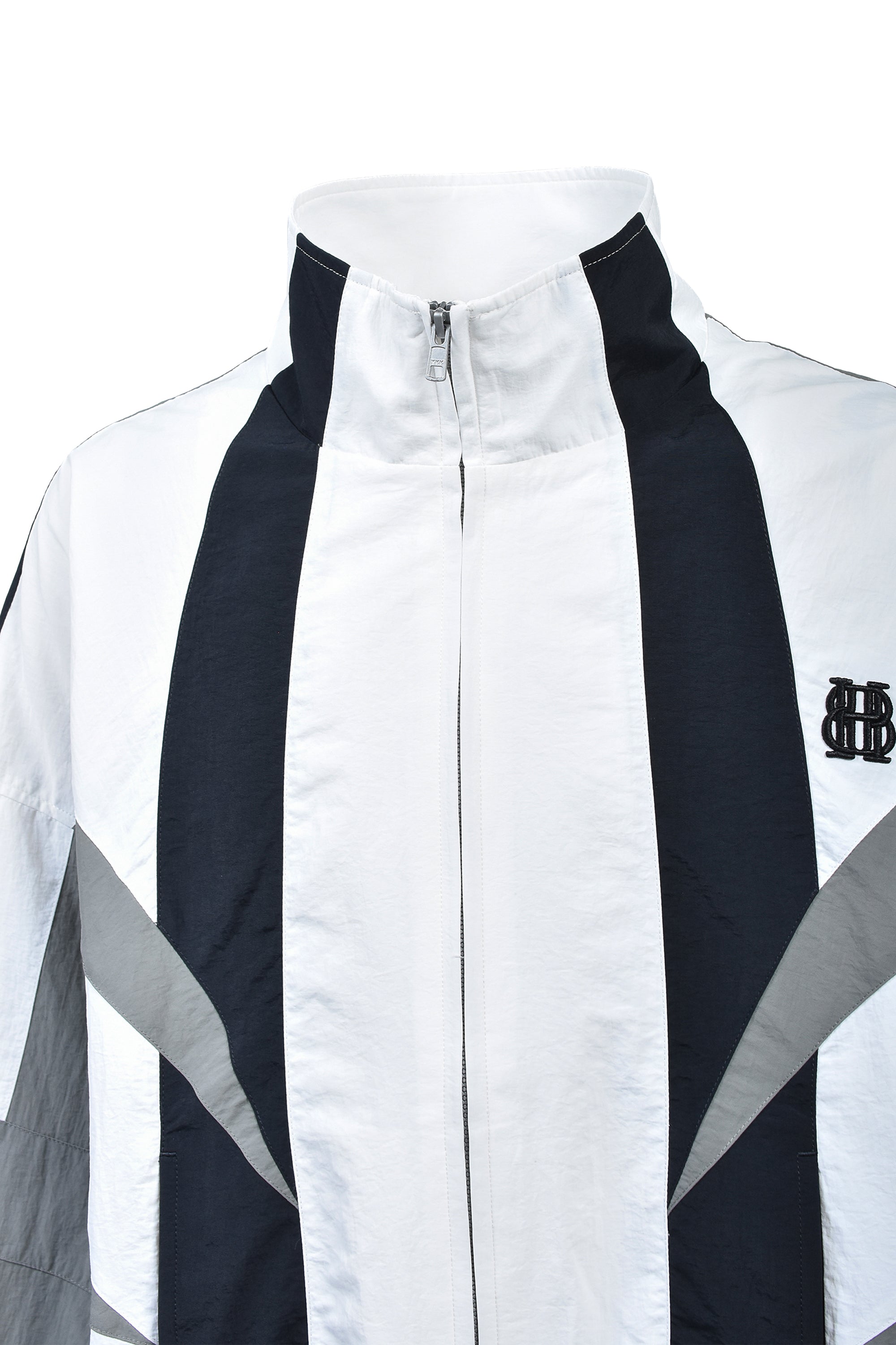 BH LOGO WARM UP JACKET / WHITE ｜BREATH ブレス - BAD HOP
