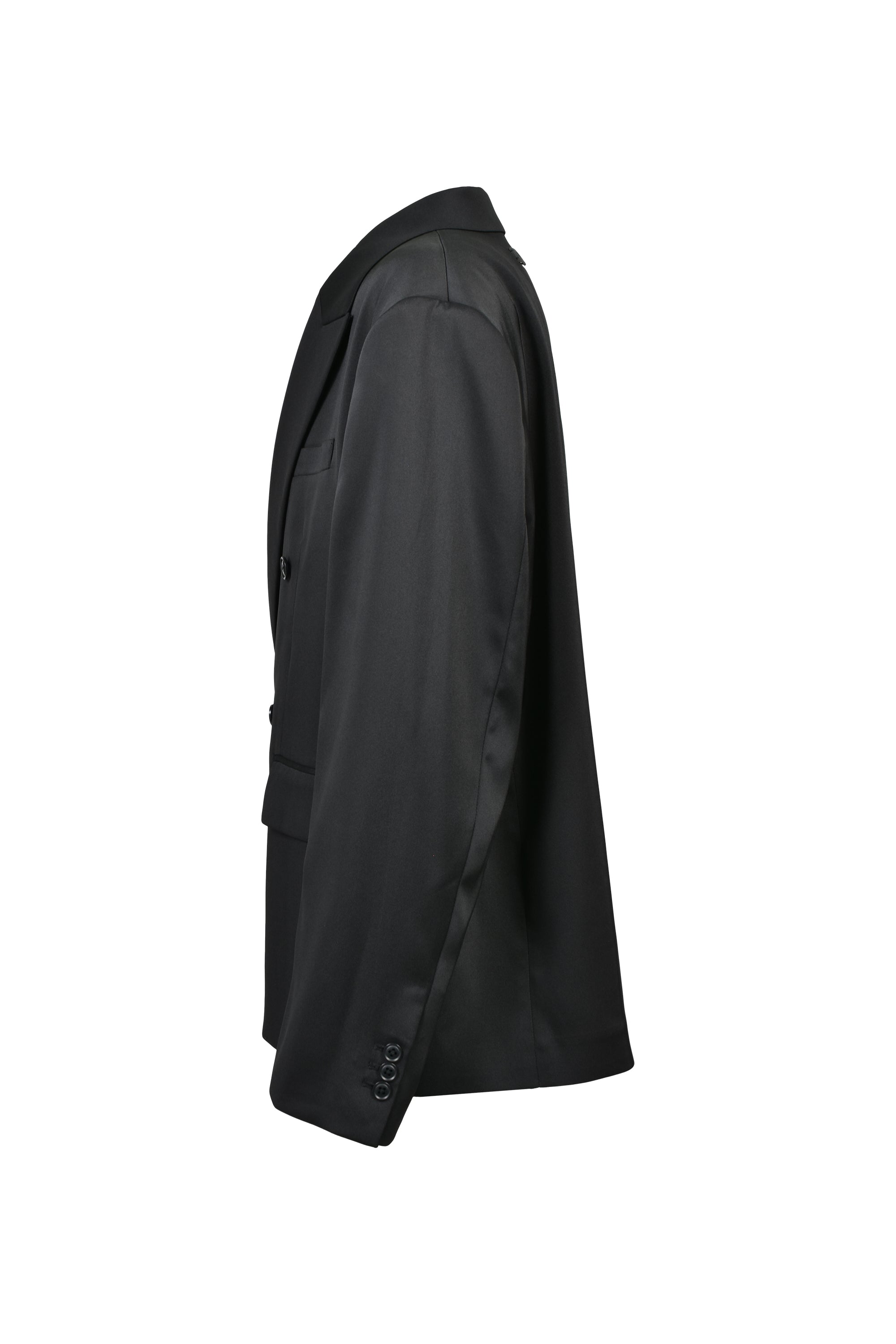 BREATH ブレス OVERSIZE DOUBLE JACKET オーバーサイズ ダブル ジャケット ブラック BR26SS-O0005 OVERSIZE DOUBLE JACKET ｜BREATH ブレス - BAD HOPプロデュースの