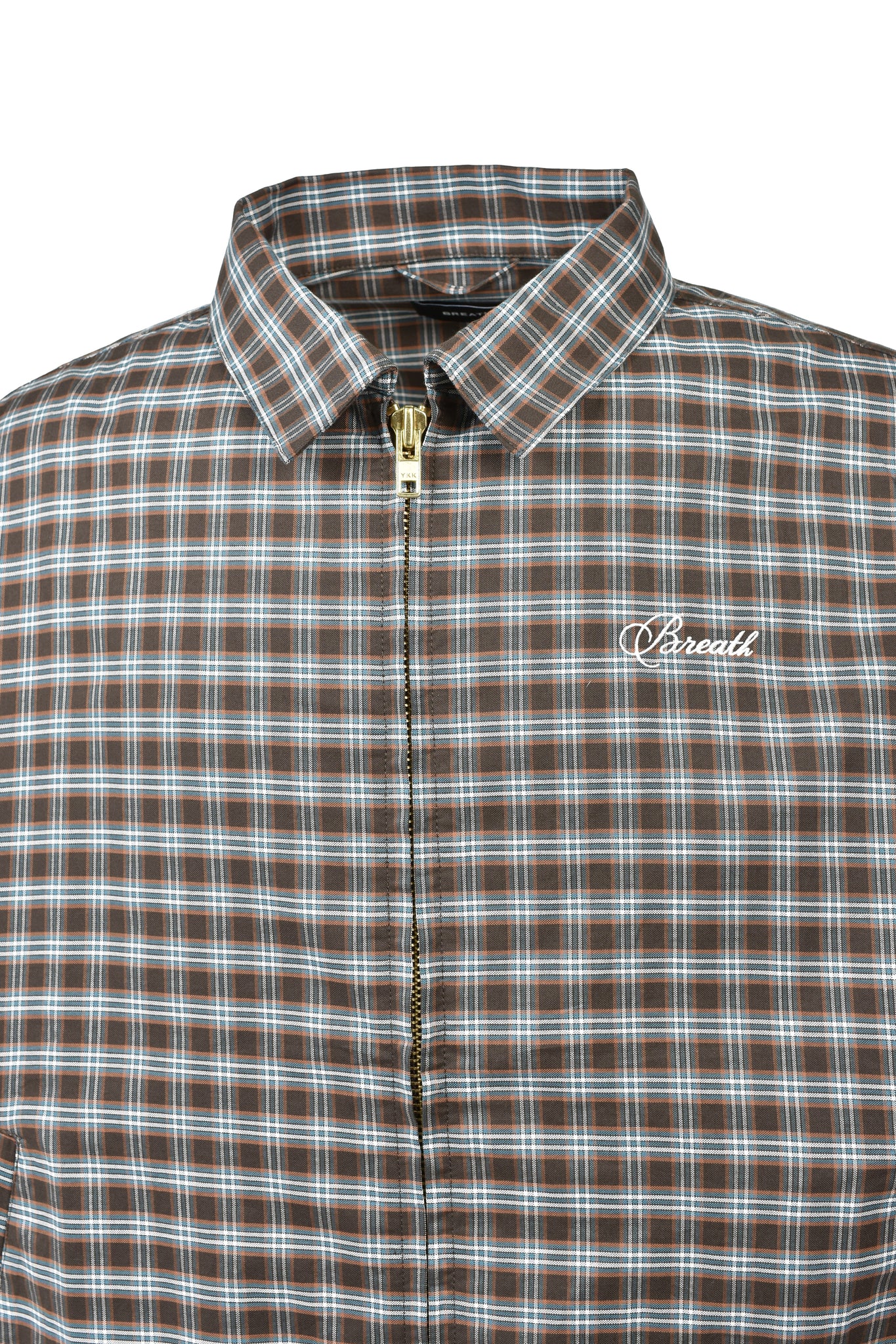 SCRIPT LOGO CHECK PIPNG JACKET ｜BREATH ブレス - BAD HOP