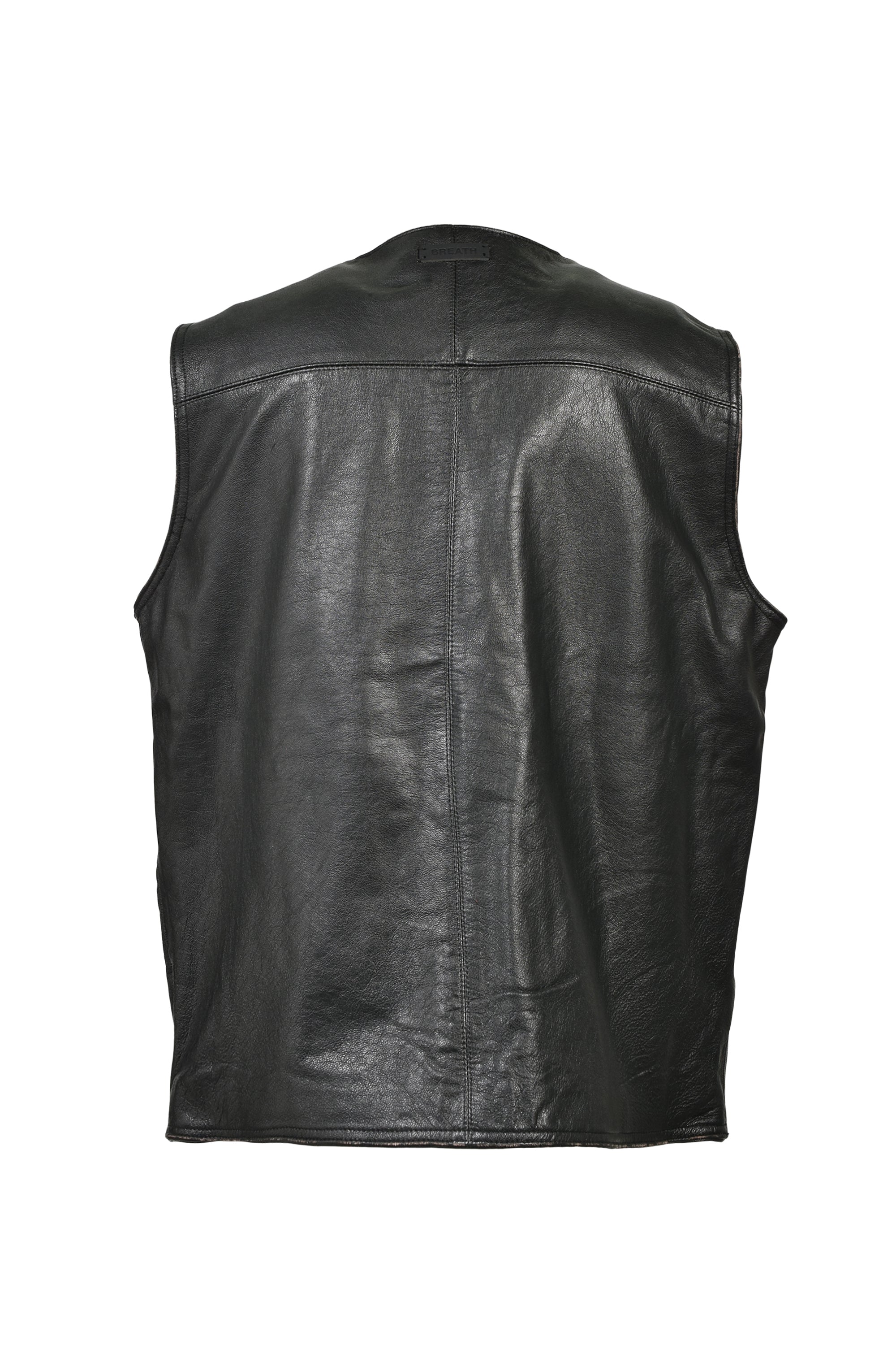GRUNGE LEATHER CARGO VEST ｜BREATH ブレス - BAD HOPプロデュースの
