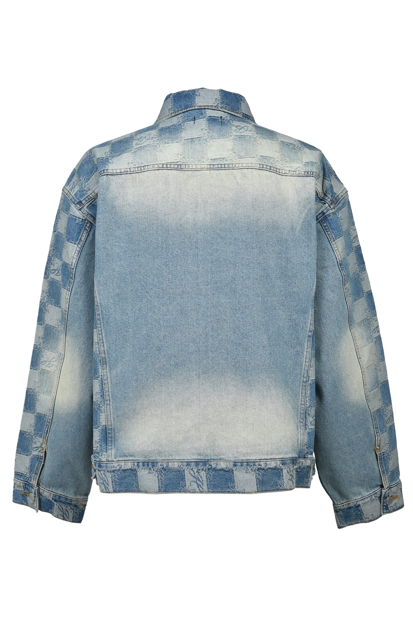 BLOCK CHECK DENIM JACKET / INDIGO ｜BREATH ブレス - BAD HOP