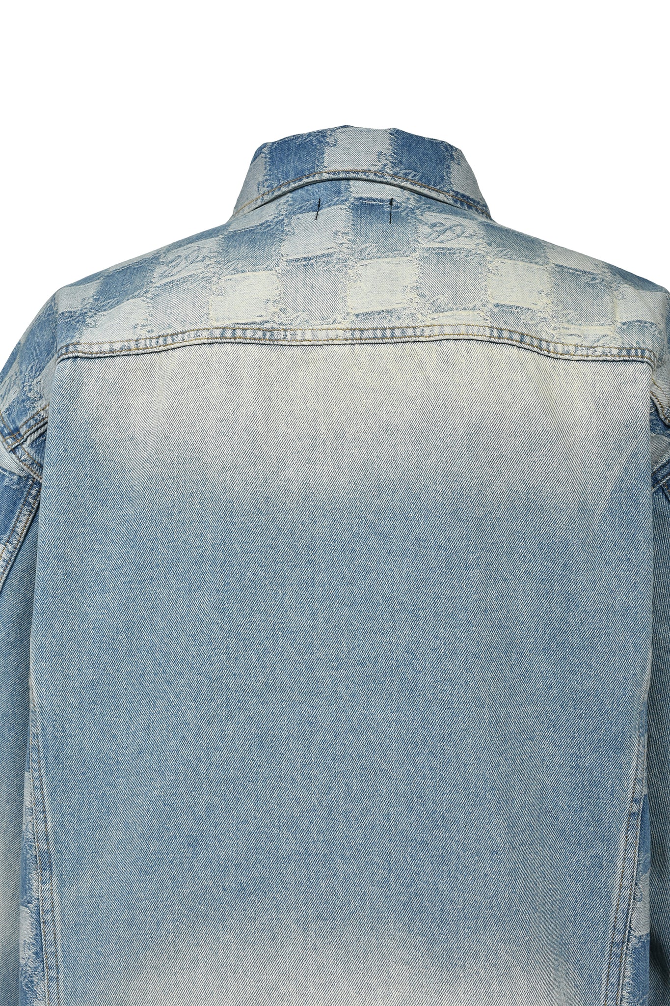 BLOCK CHECK DENIM JACKET / INDIGO ｜BREATH ブレス - BAD HOP