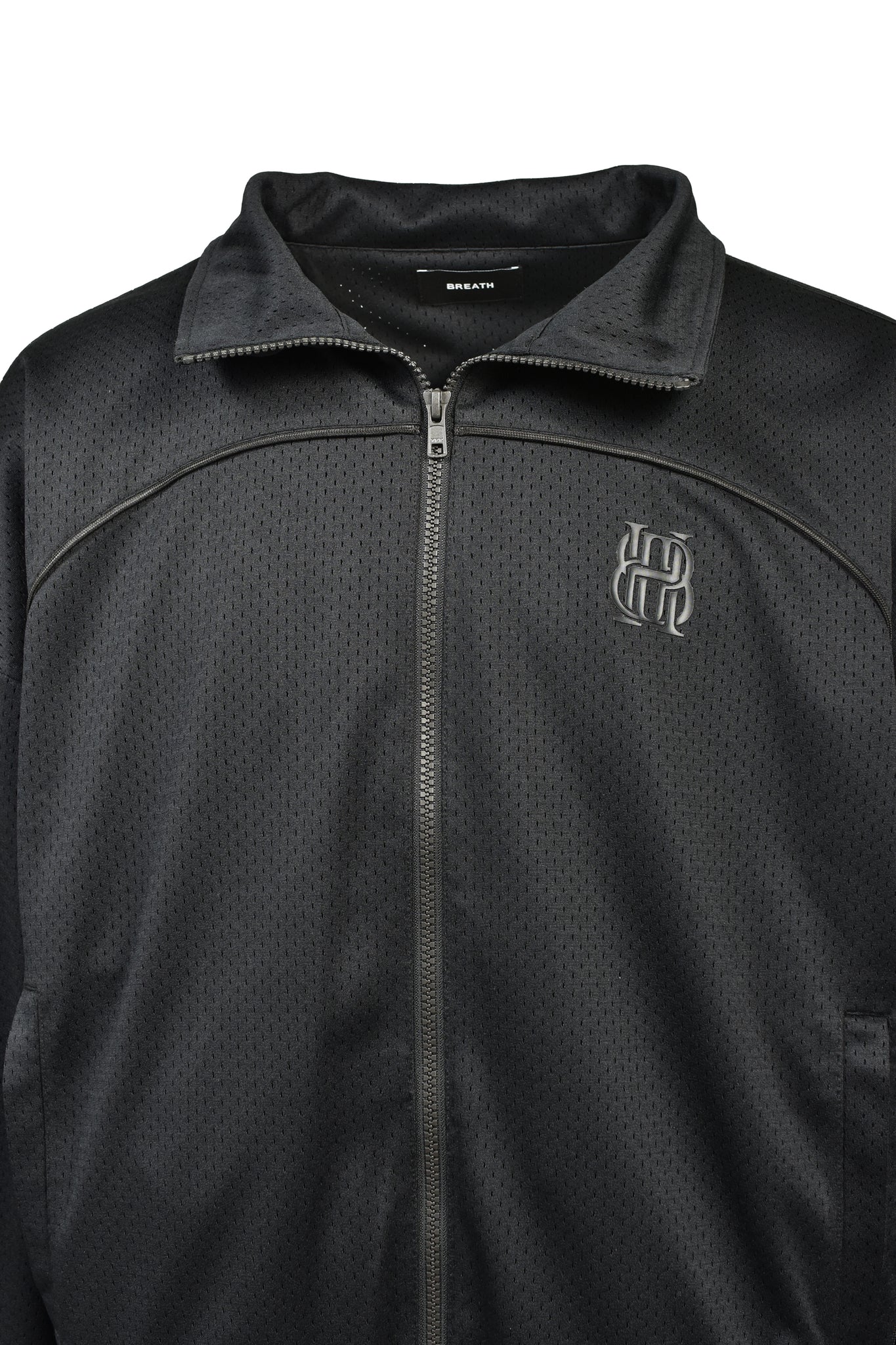 BH LOGO MESH TRACK JACKET / BLACK ｜BREATH ブレス - BAD HOP