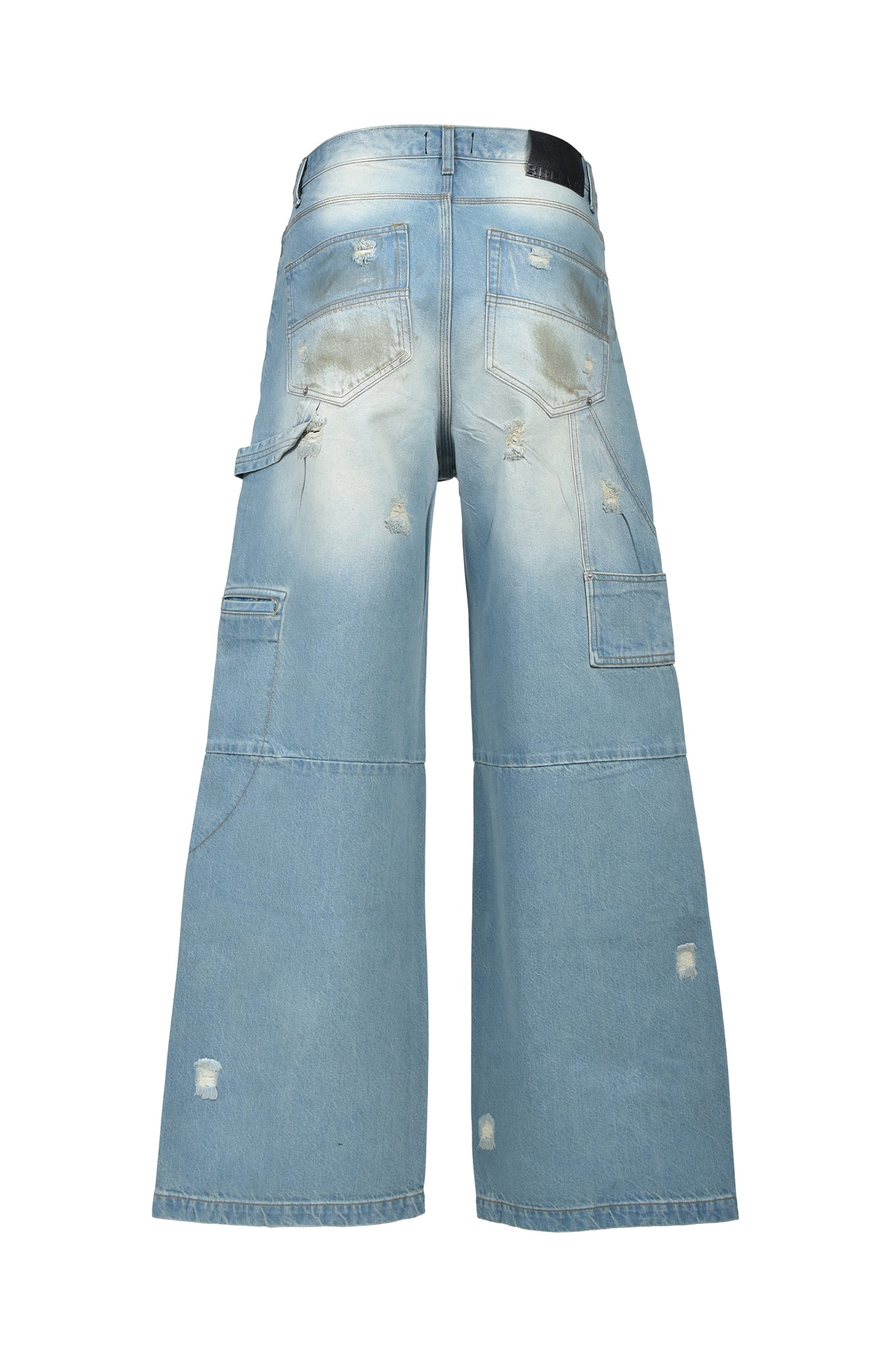COATING DOUBLE KNEE DENIM PANTS / INDIGO ｜BREATH ブレス - BAD HOP