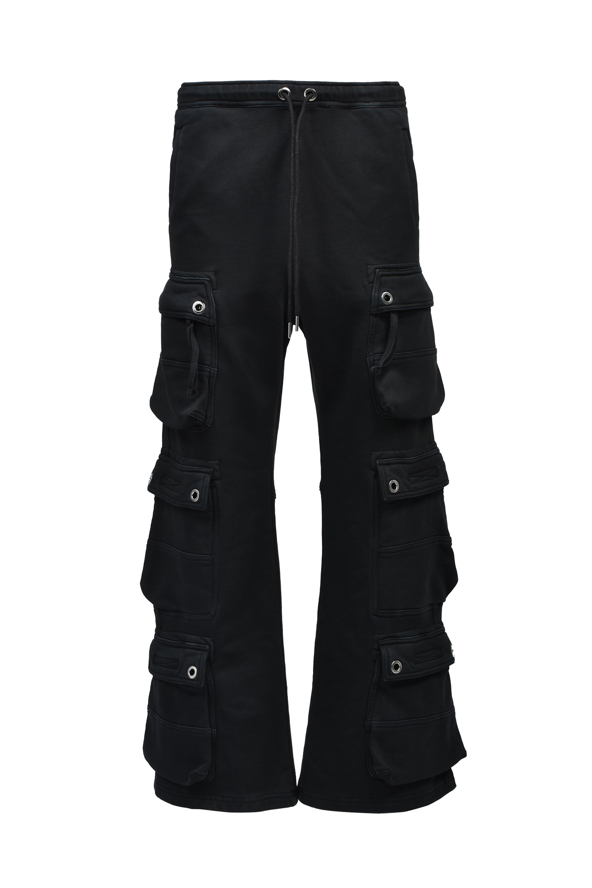 FADE TRIPLE CARGO PANTS TYPE-2 / BLACK ｜BREATH ブレス - BAD HOP