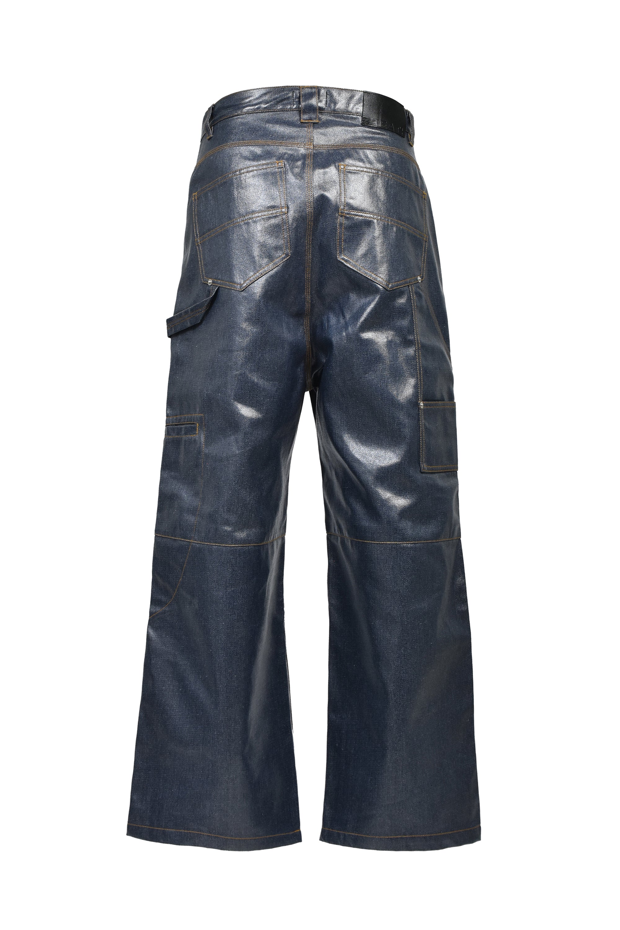[破格]BREATH コーティング デニムパンツ BADHOP COATING SHINY RIGID DENIM PANTS / INDIGO ｜BREATH ブレス - BAD HOP