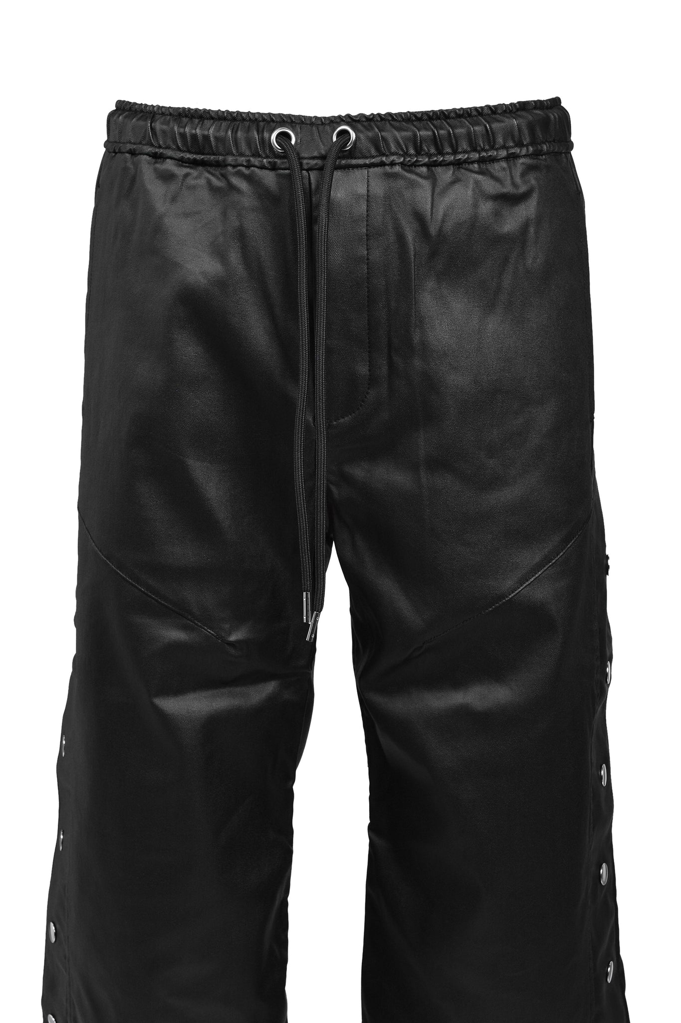 NEW RICH SIDE BUTTON JERSEY PANTS / BLACK ｜BREATH ブレス - BAD