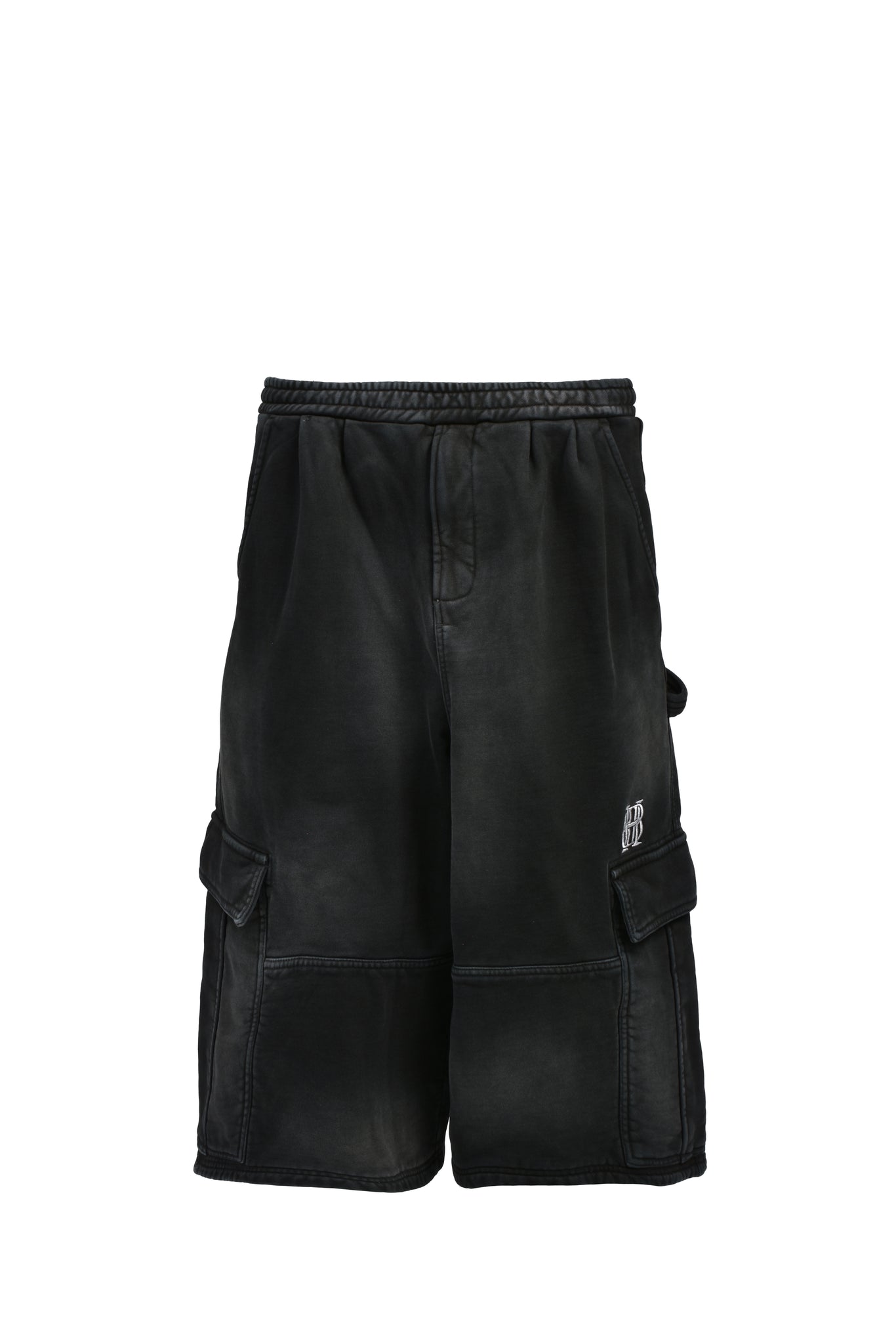 BH LOGO SWEAT CARGO SHORTS / BLACK ｜BREATH ブレス - BAD HOP
