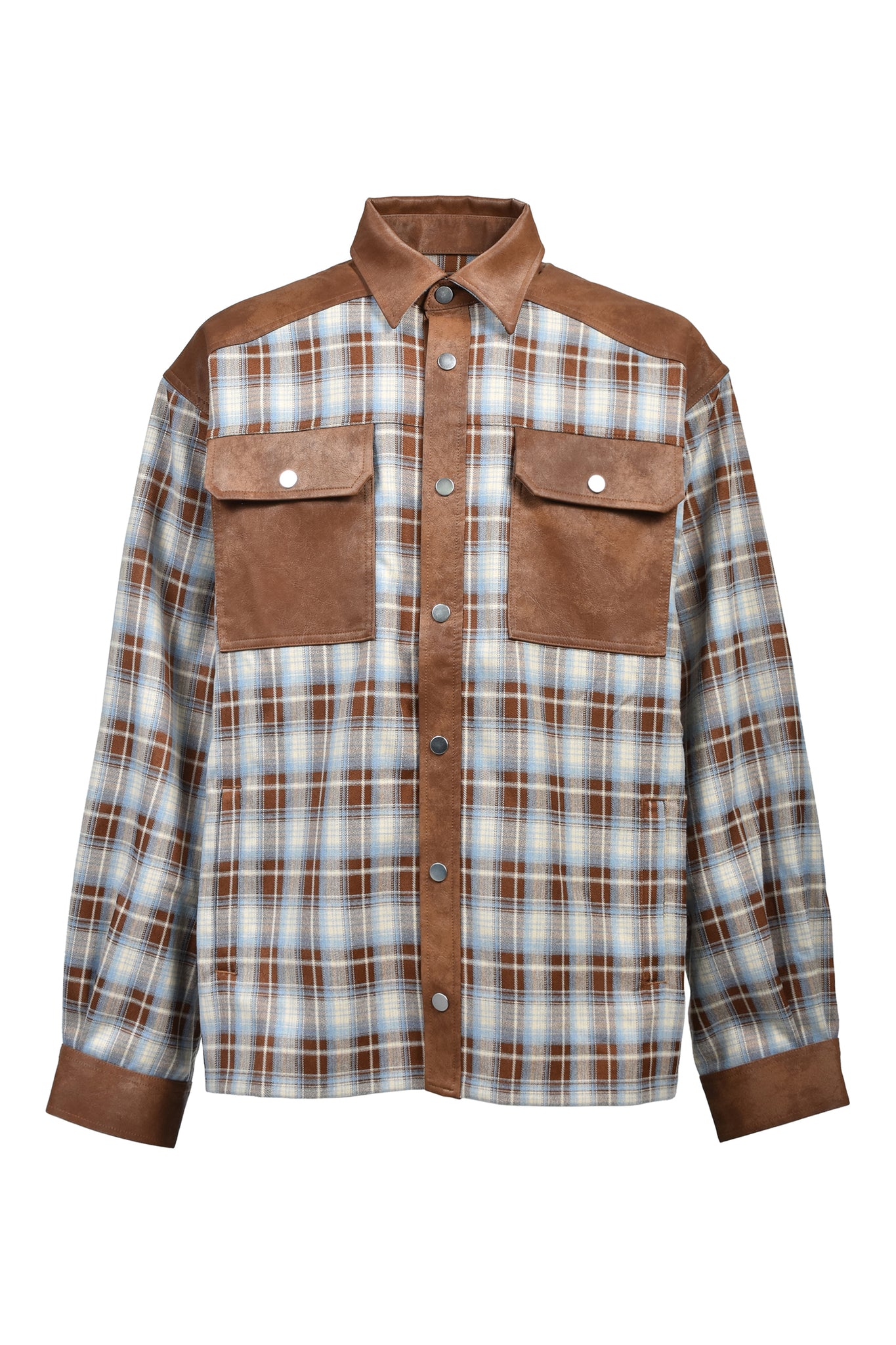 NEW RICH CHECK SHIRT / BROWN ｜BREATH ブレス - BAD HOPプロデュース