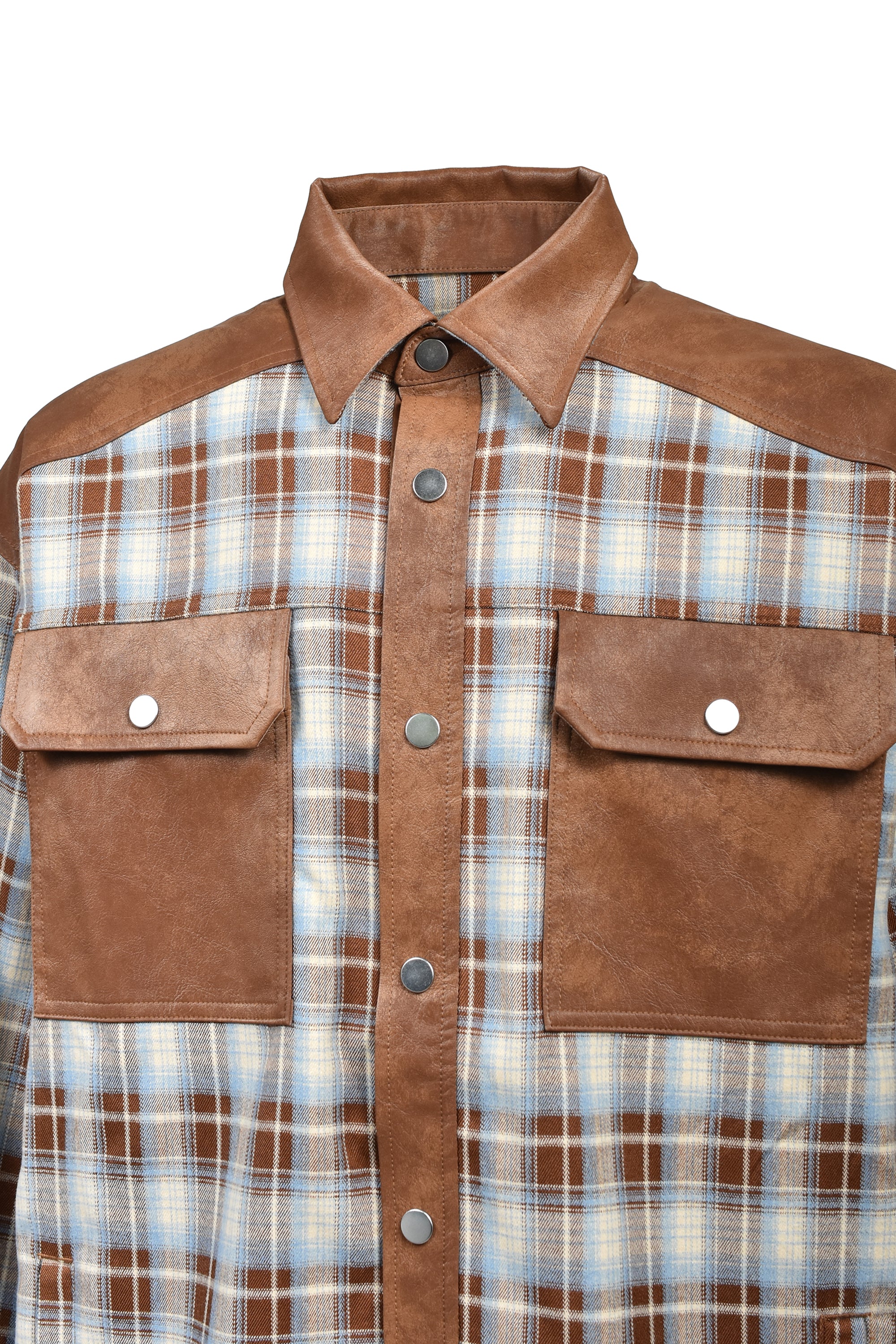 NEW RICH CHECK SHIRT / BROWN ｜BREATH ブレス - BAD HOPプロデュース 