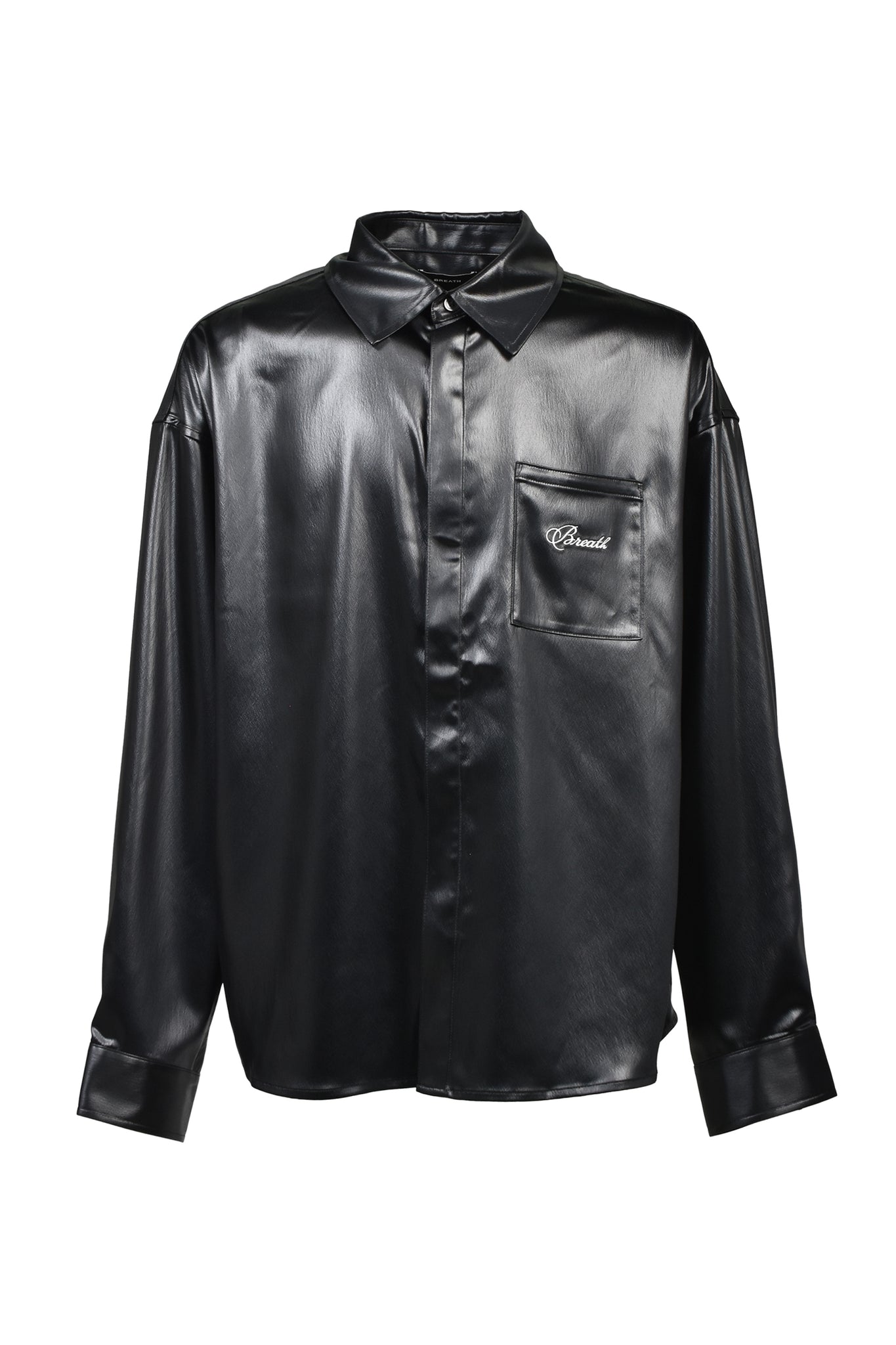 SCRIPT LOGO COATING SHIRT ｜BREATH ブレス - BAD HOPプロデュースの