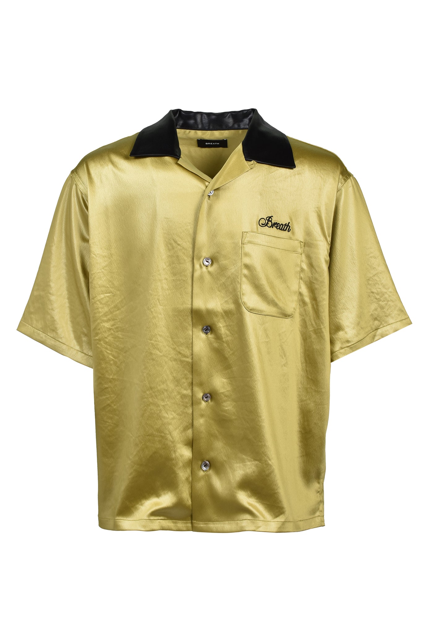 GLORY SATIN SS SHIRT / MUSTARD – BREATH - BAD HOPプロデュースの