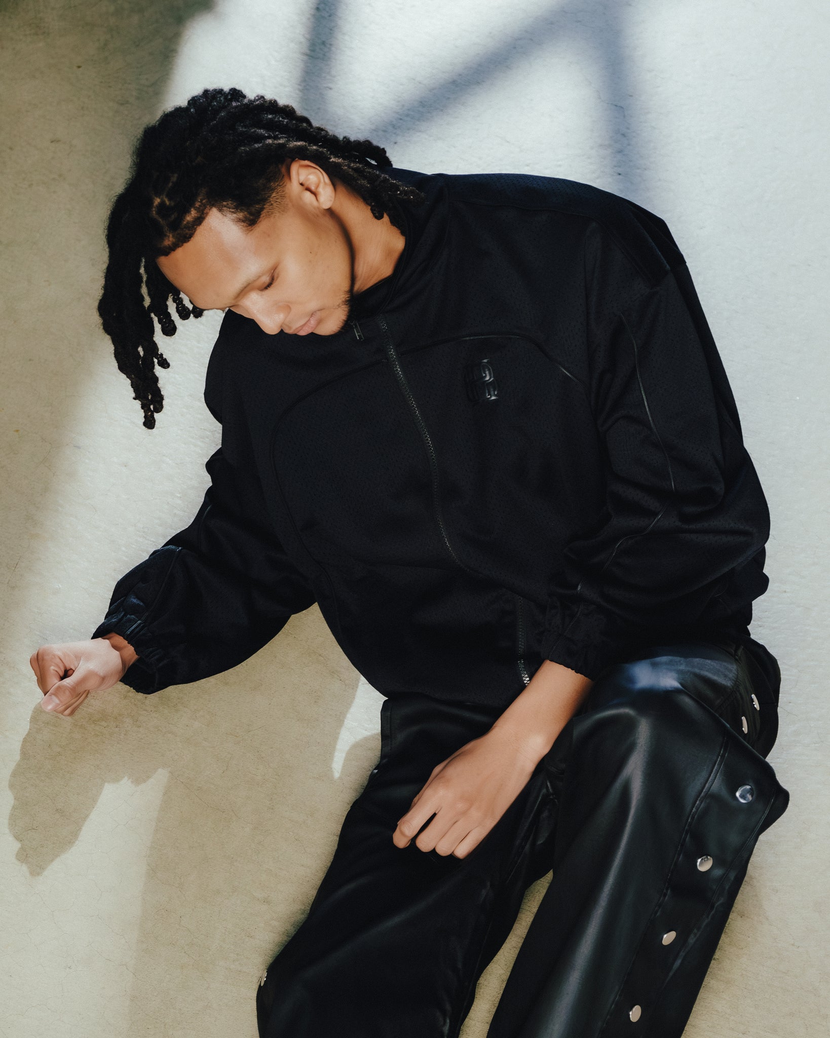 BH LOGO MESH TRACK JACKET / BLACK ｜BREATH ブレス - BAD HOP