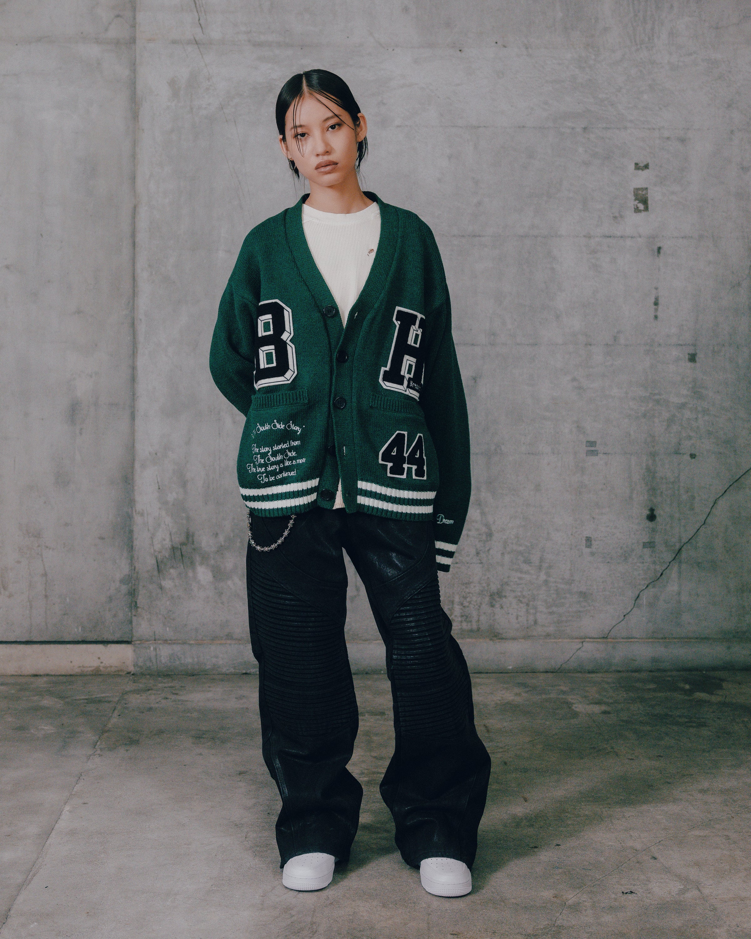 COATING BIKER DENIM PANTS / BLACK – BREATH - サイズ ウエスト 股上